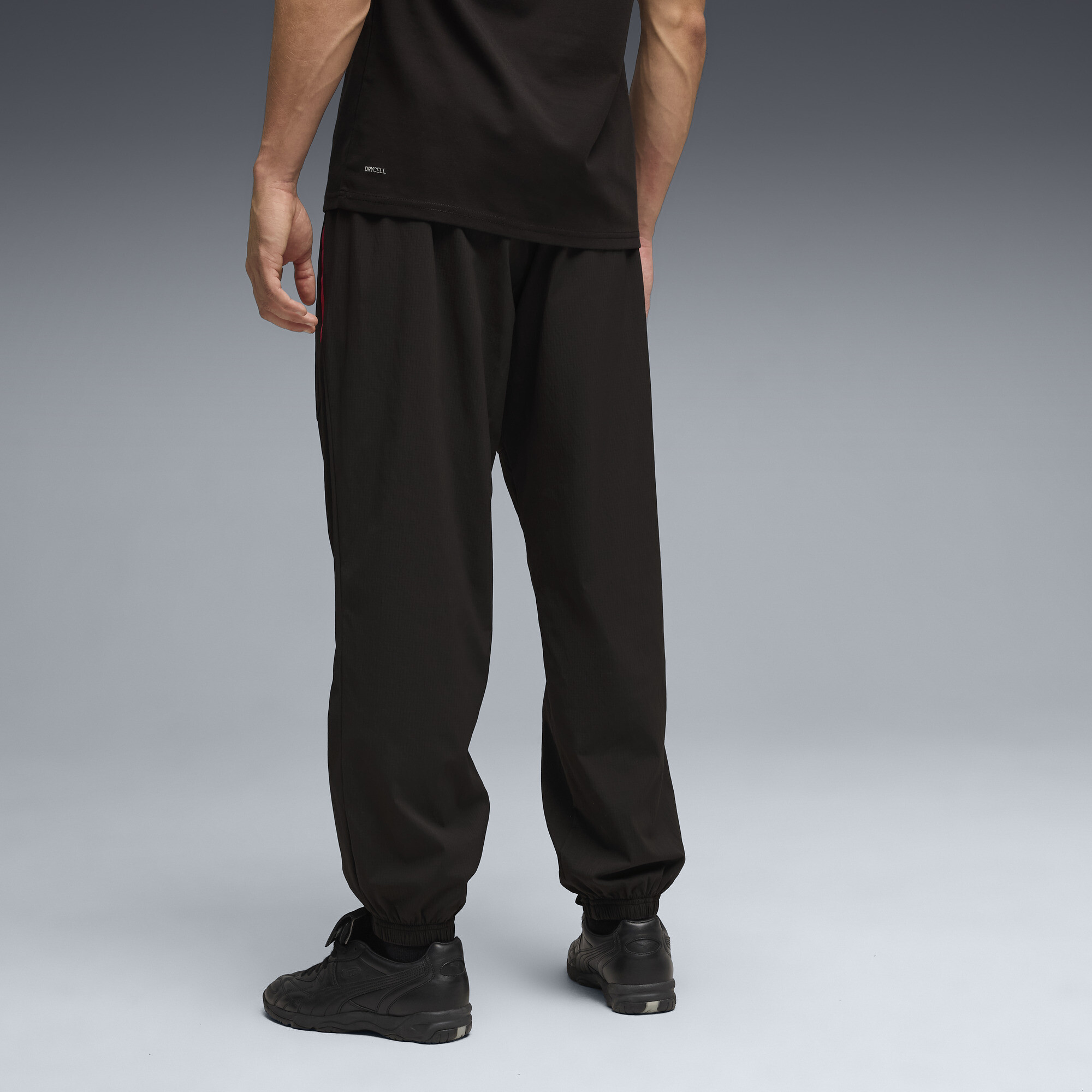 AC Milan PUMATECH Winterized relaxte broek voor Heren, Zwart, Maat L thumbnail 3