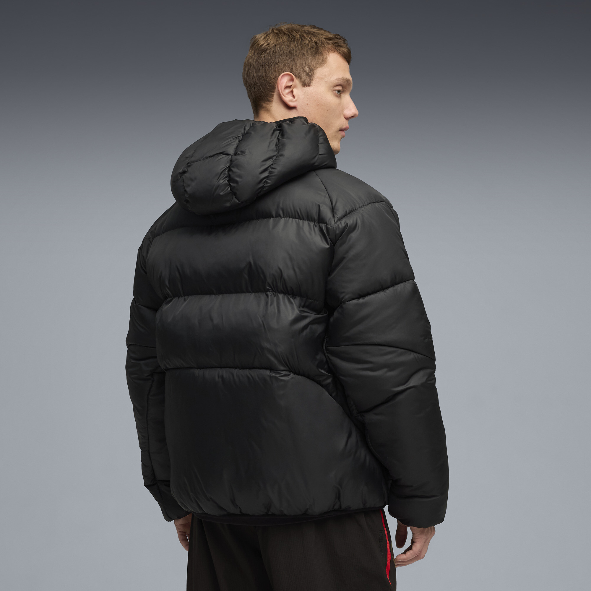 AC Milan PUMATECH PrimaLoftÂ® pufferjack voor Heren, Zwart, Maat XXL thumbnail 5