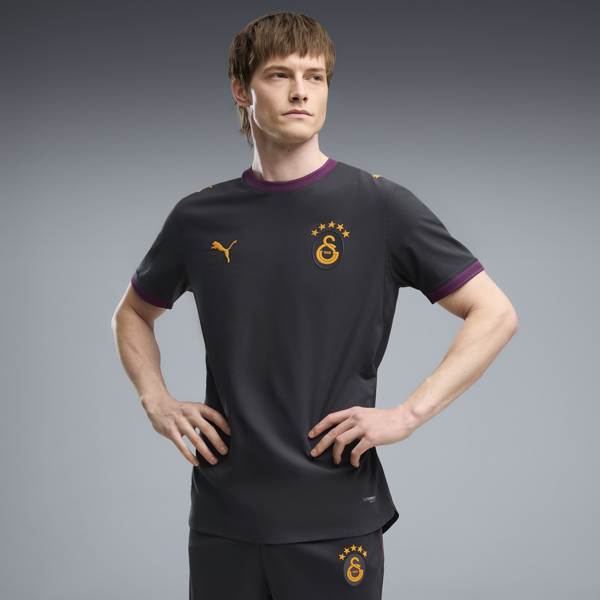 PUMA Galatasaray S.K. 26/27 Authentic Auswärtstrikot Herren, Kleidung, Grau, XXL