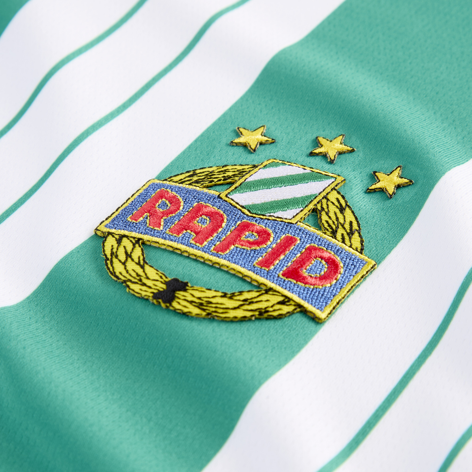 PUMA SK Rapid Wien 25/26 thuisshirt voor Heren, Groen/Wit, Maat XL thumbnail 4