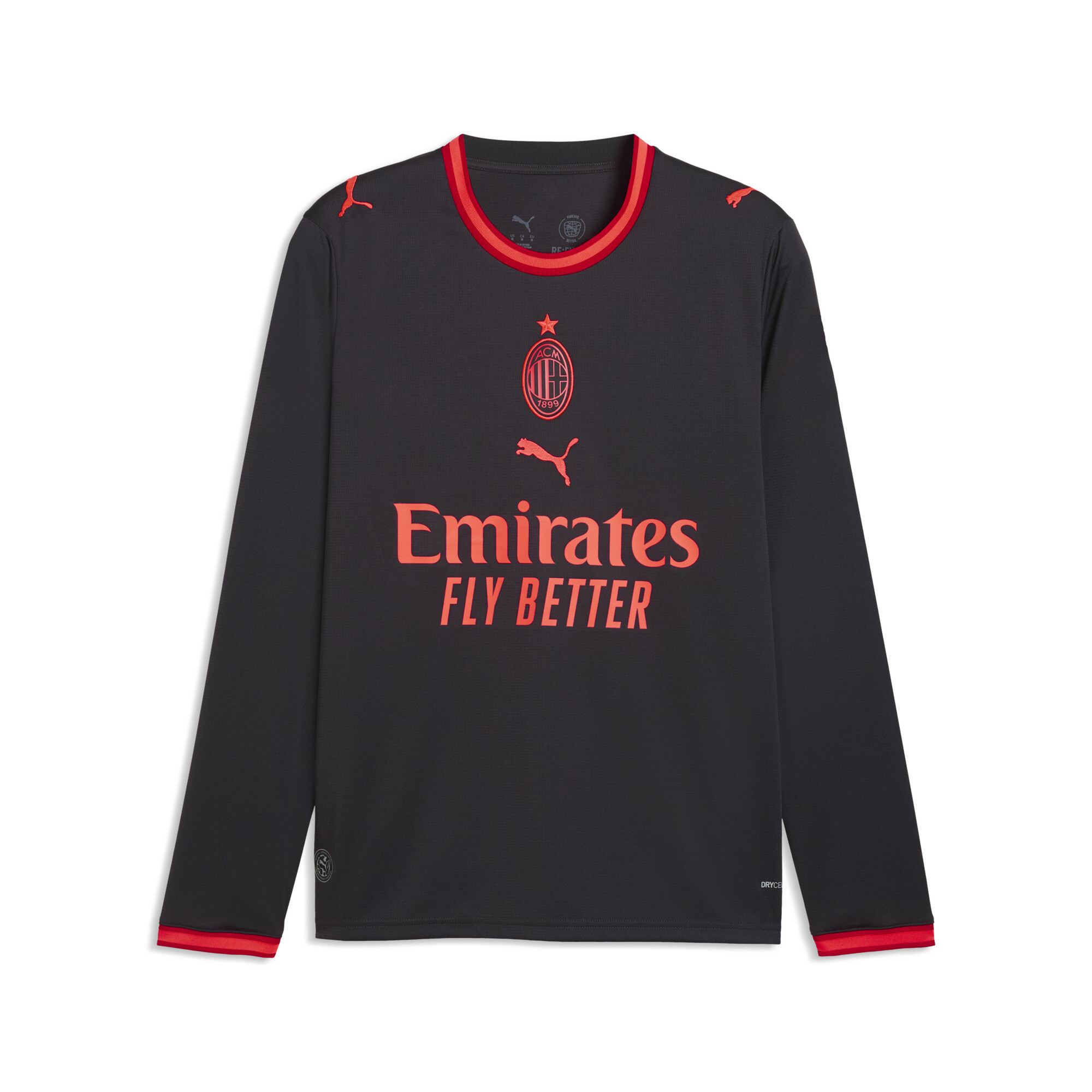 PUMA Maillot manches longues Third 2627 AC Milan Homme Accessoires Gris XL 110$