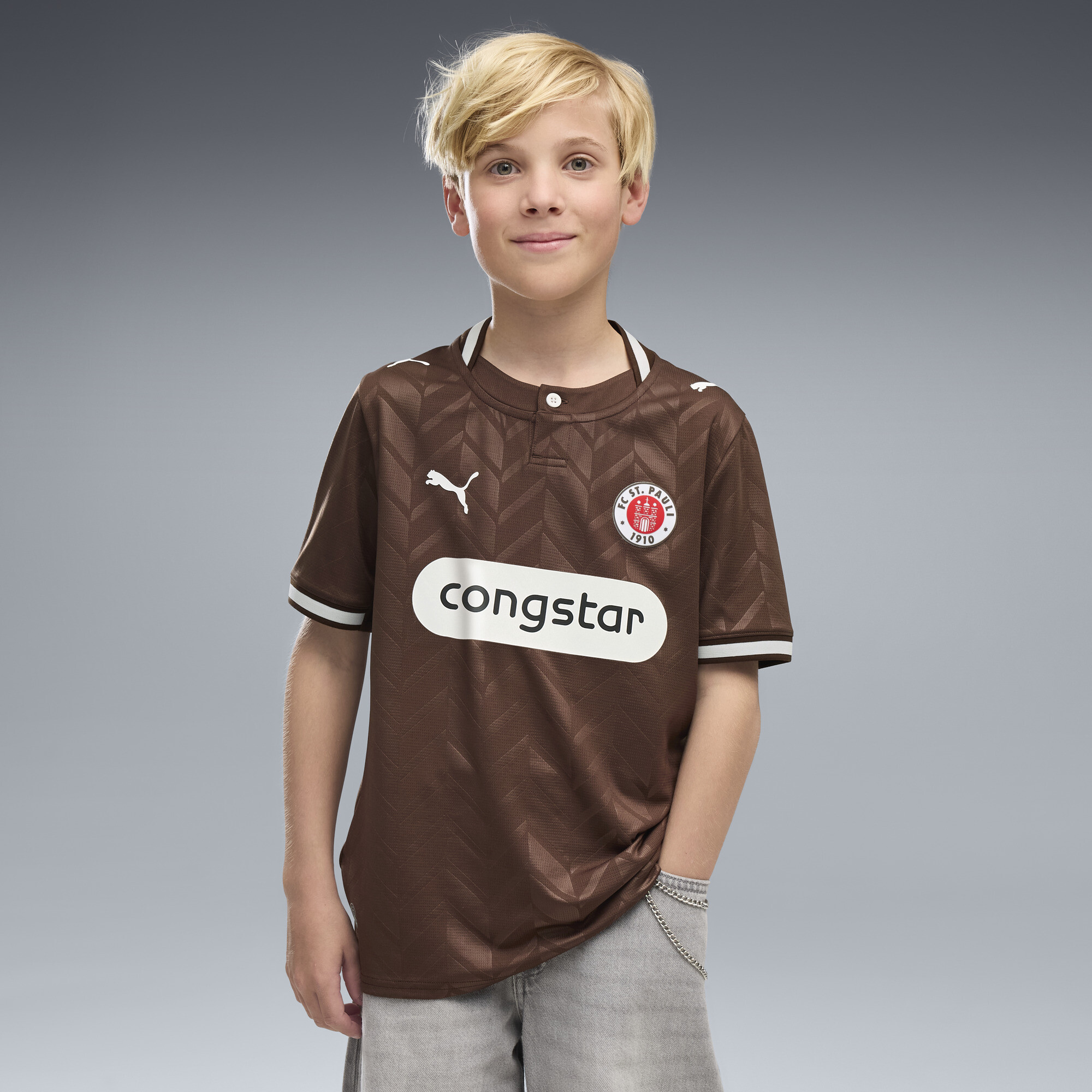 PUMA Maillot Home 2627 FC St. Pauli Enfant et Adolescent Accessoires 13 14Y