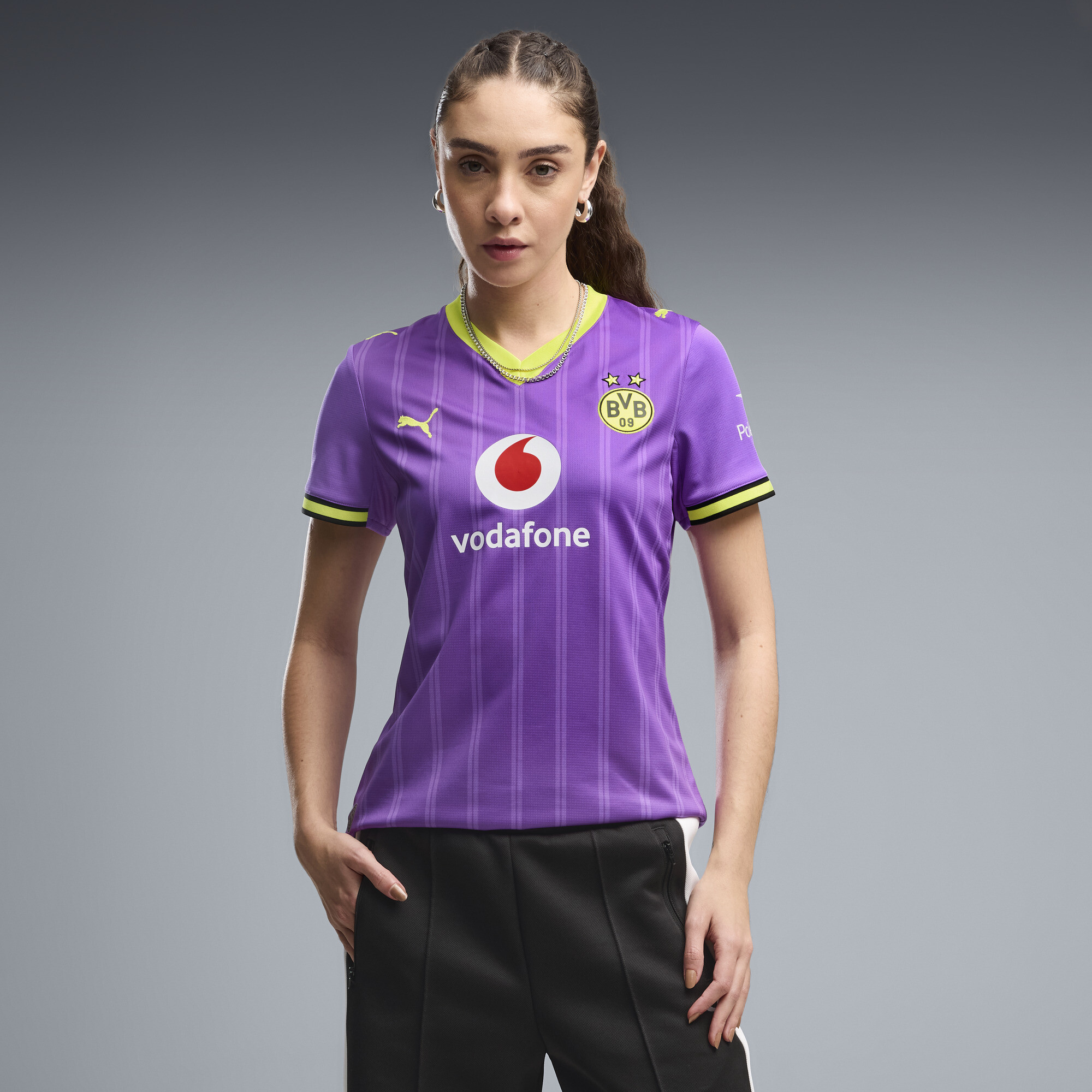 PUMA Maillot Third 2627 Borussia Dortmund Femme Accessoires Violet M 100 €