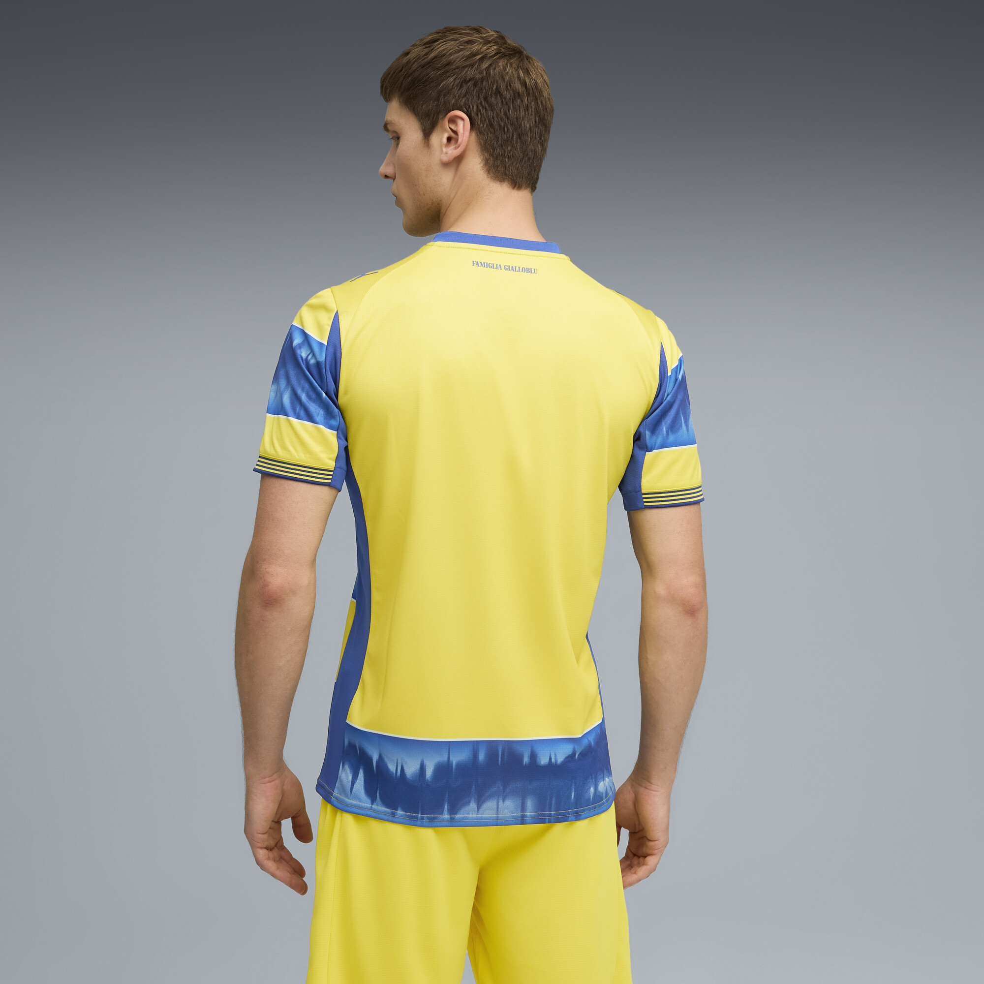 PUMA Parma Calcio uitshirt voor Heren, Blauw/Geel, Maat S thumbnail 3