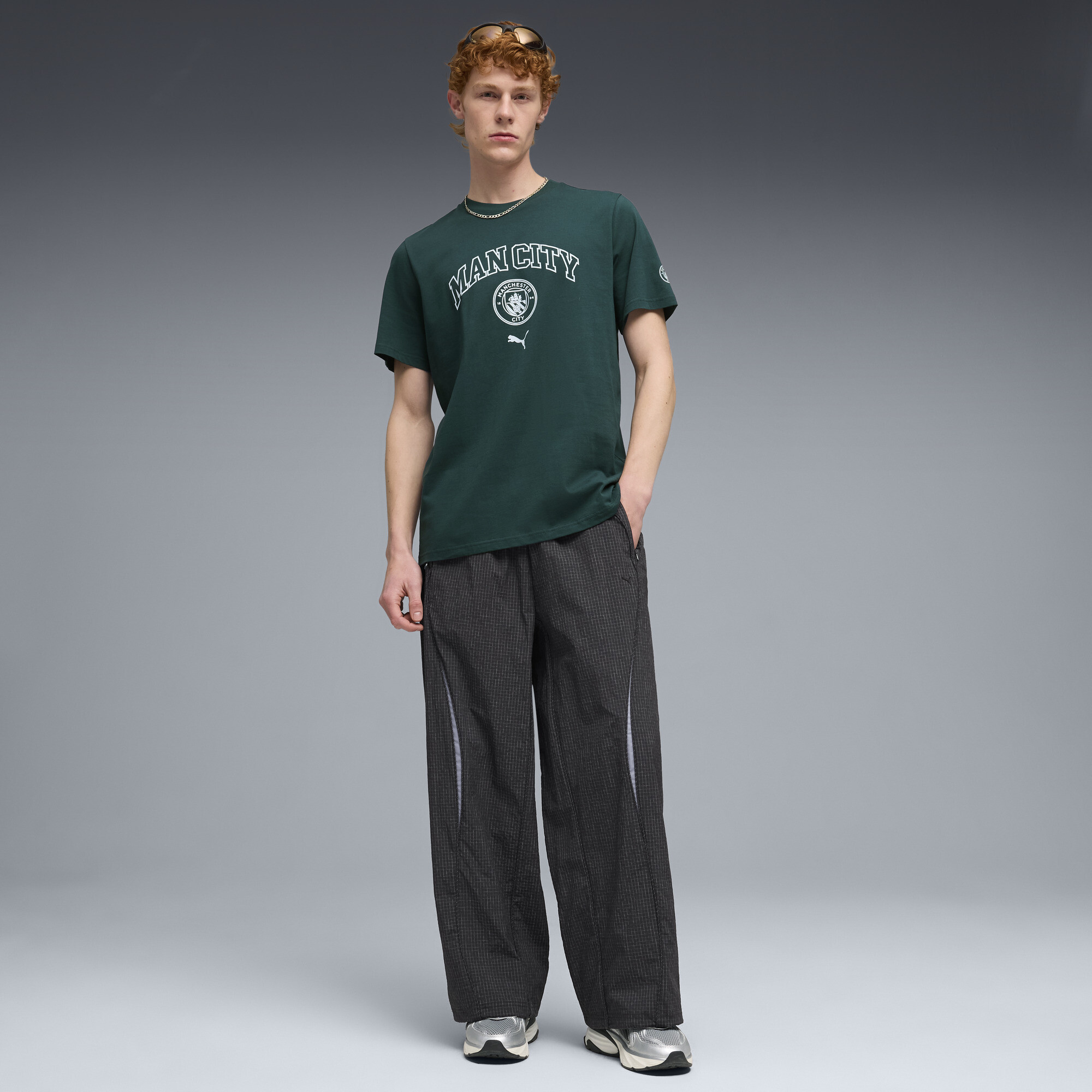 PUMA Manchester City ftblCulture T-shirt voor Heren, Groen, Maat S thumbnail 2