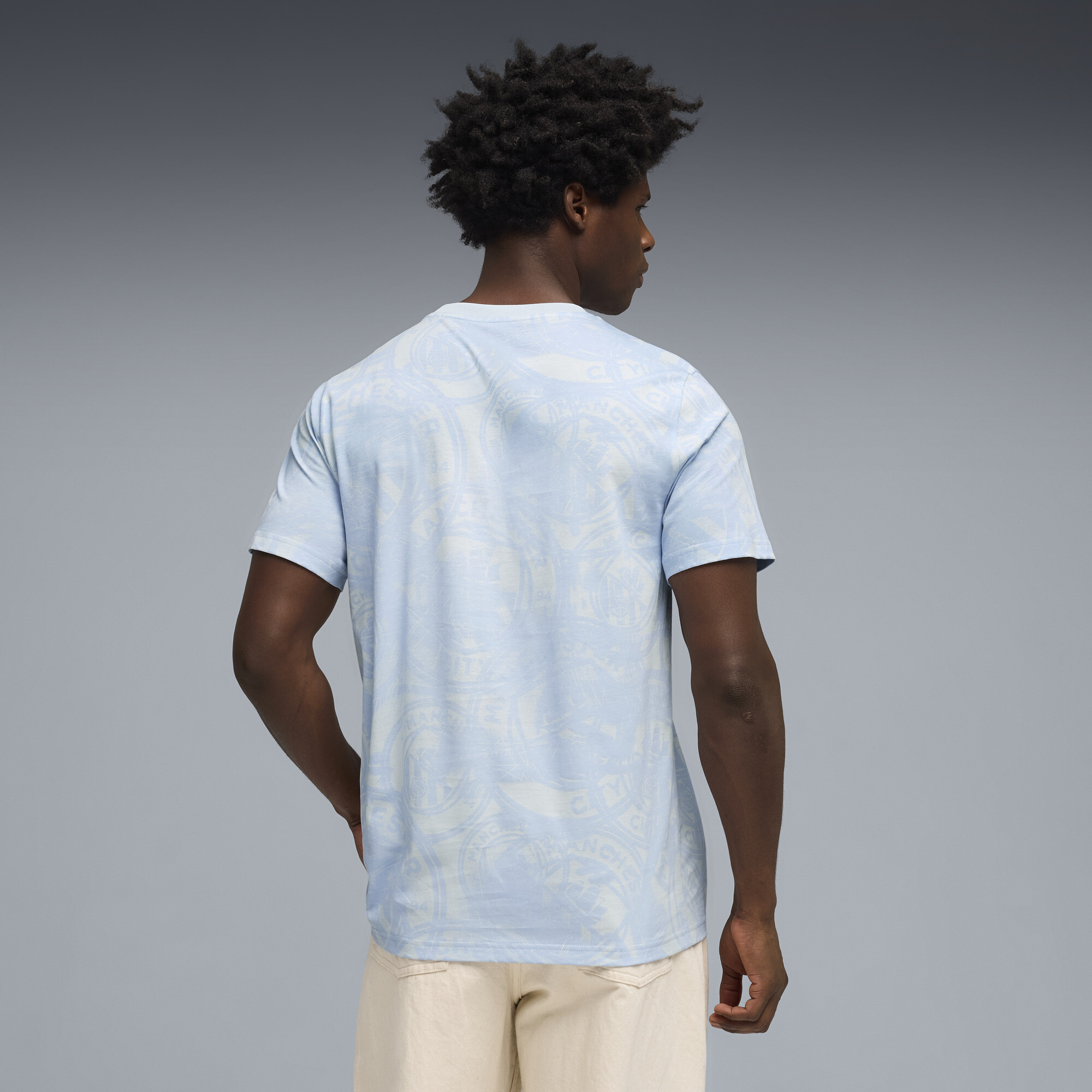 PUMA Manchester City ftblCulture T-shirt met print voor Heren, Blauw, Maat XXL thumbnail 3