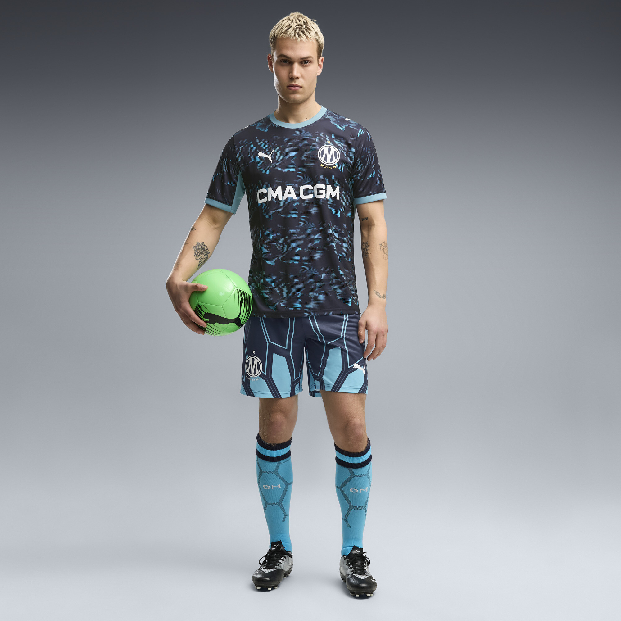 PUMA Short de gardien Olympique de Marseille Homme Vêtements