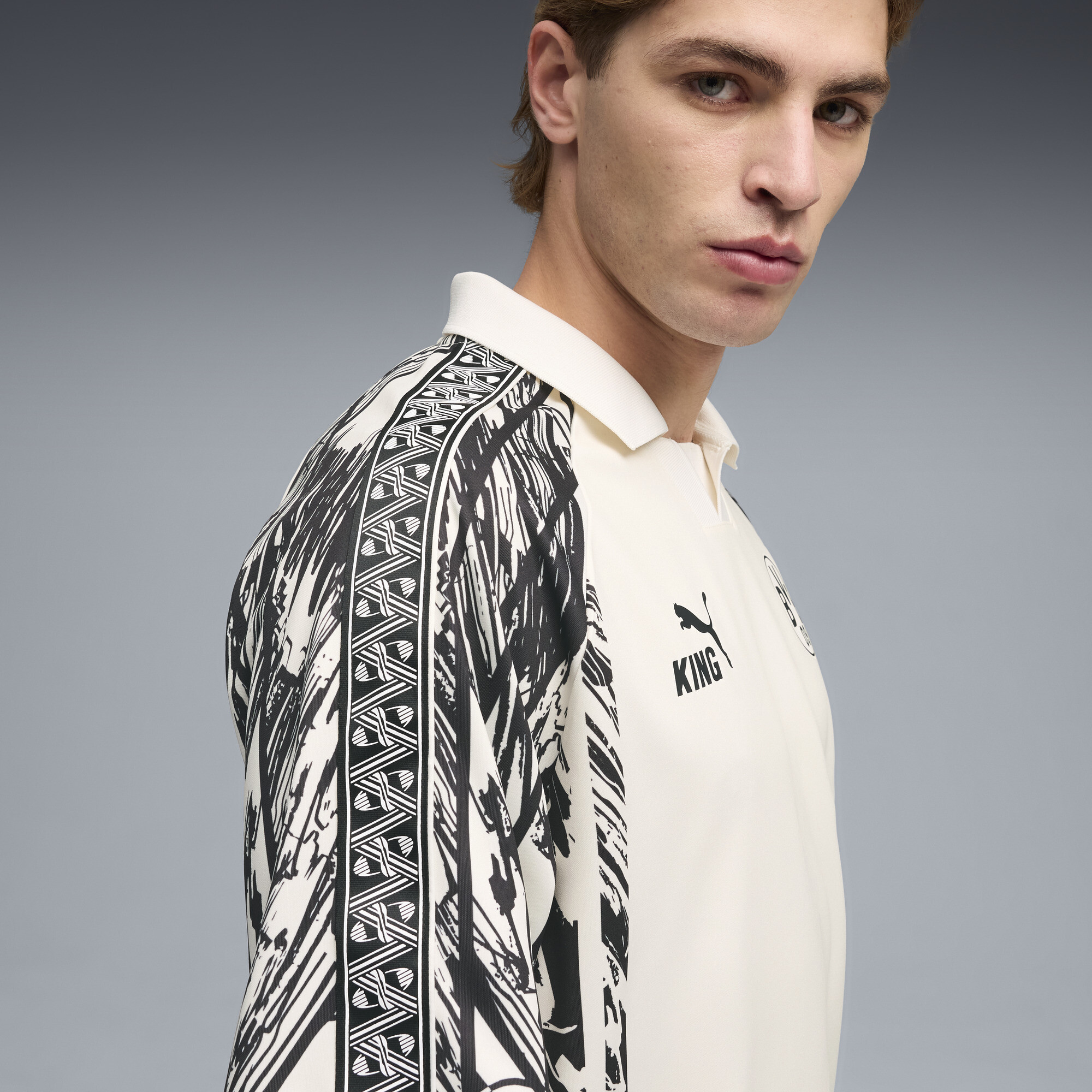 PUMA Borussia Dortmund KING shirt voor Heren, Zwart/Wit, Maat XXL thumbnail 2