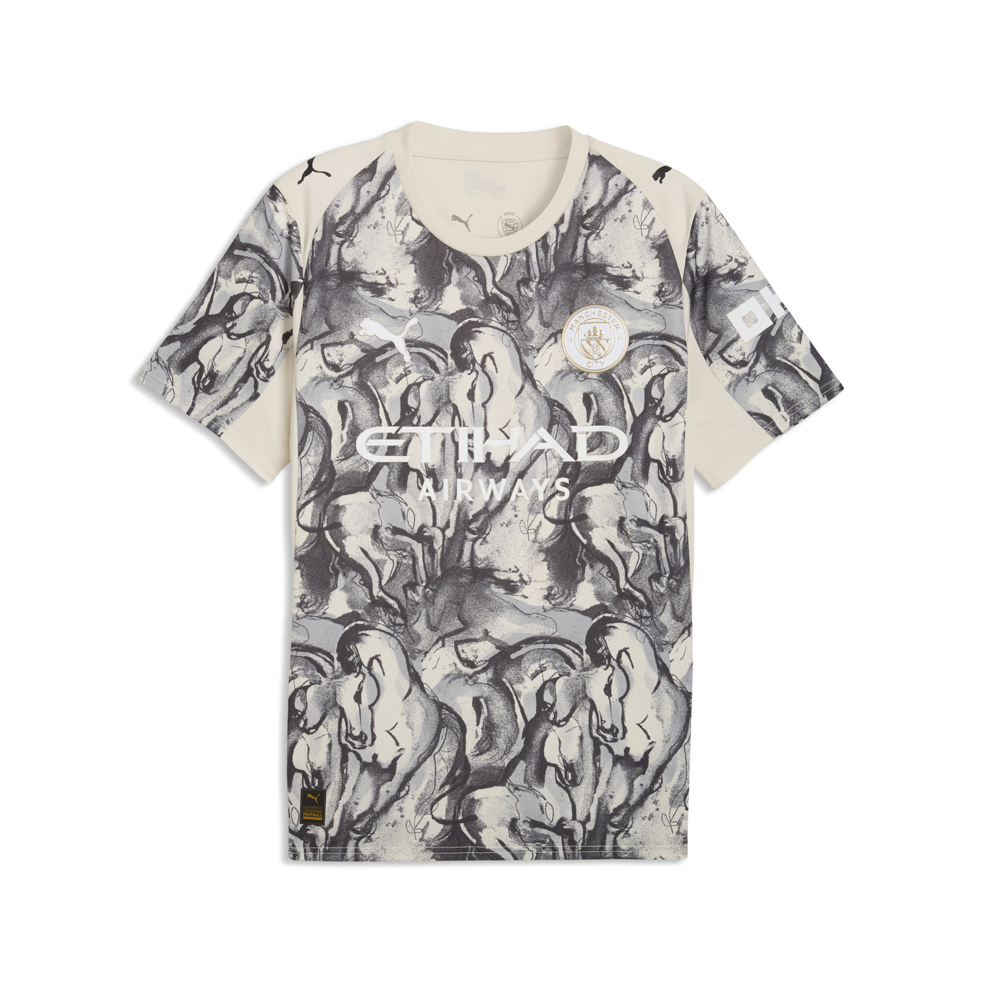 PUMA Manchester City x Year of the Horse shirt voor Heren, Grijs, Maat XS thumbnail 3