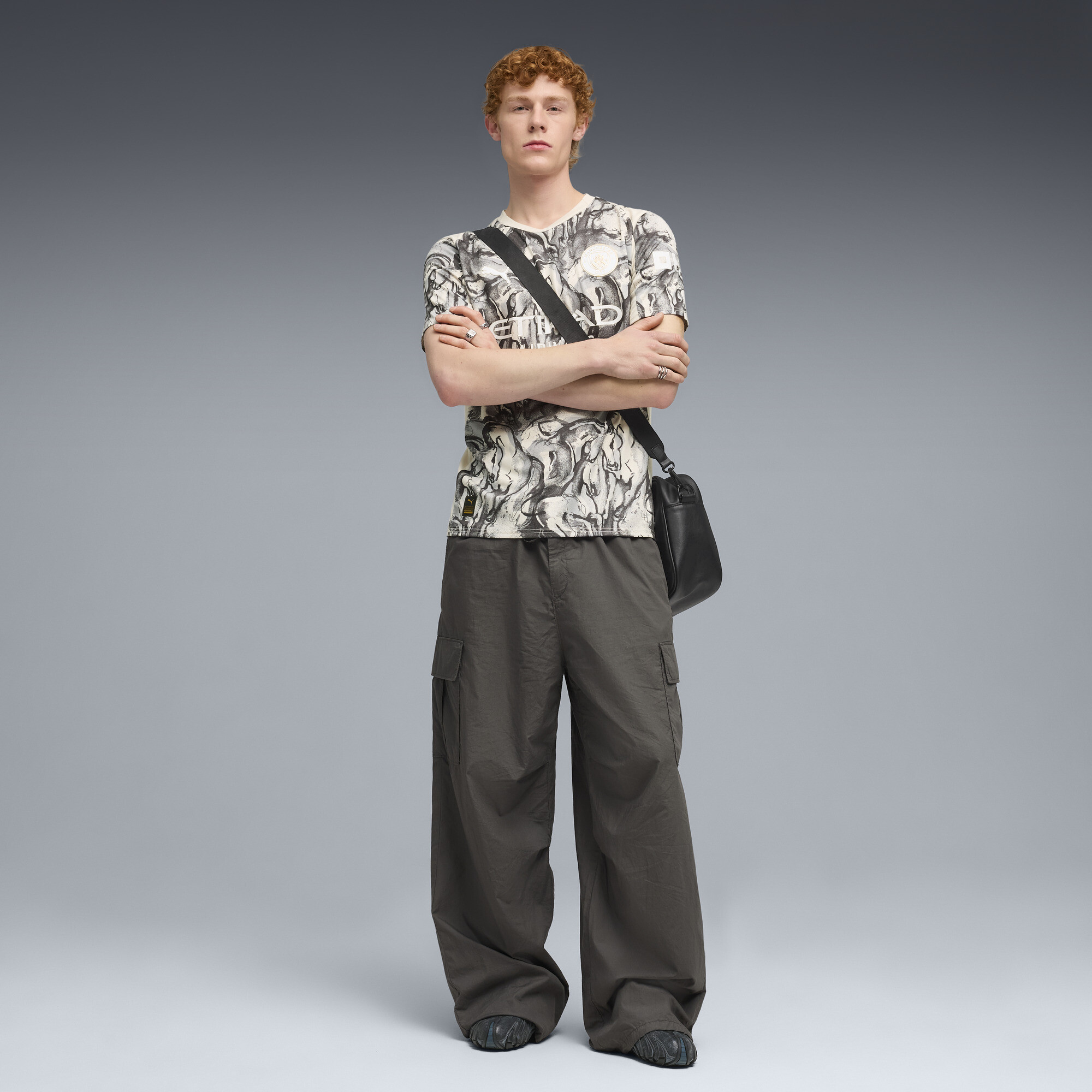 PUMA Manchester City x Year of the Horse shirt voor Heren, Grijs, Maat XS thumbnail 7