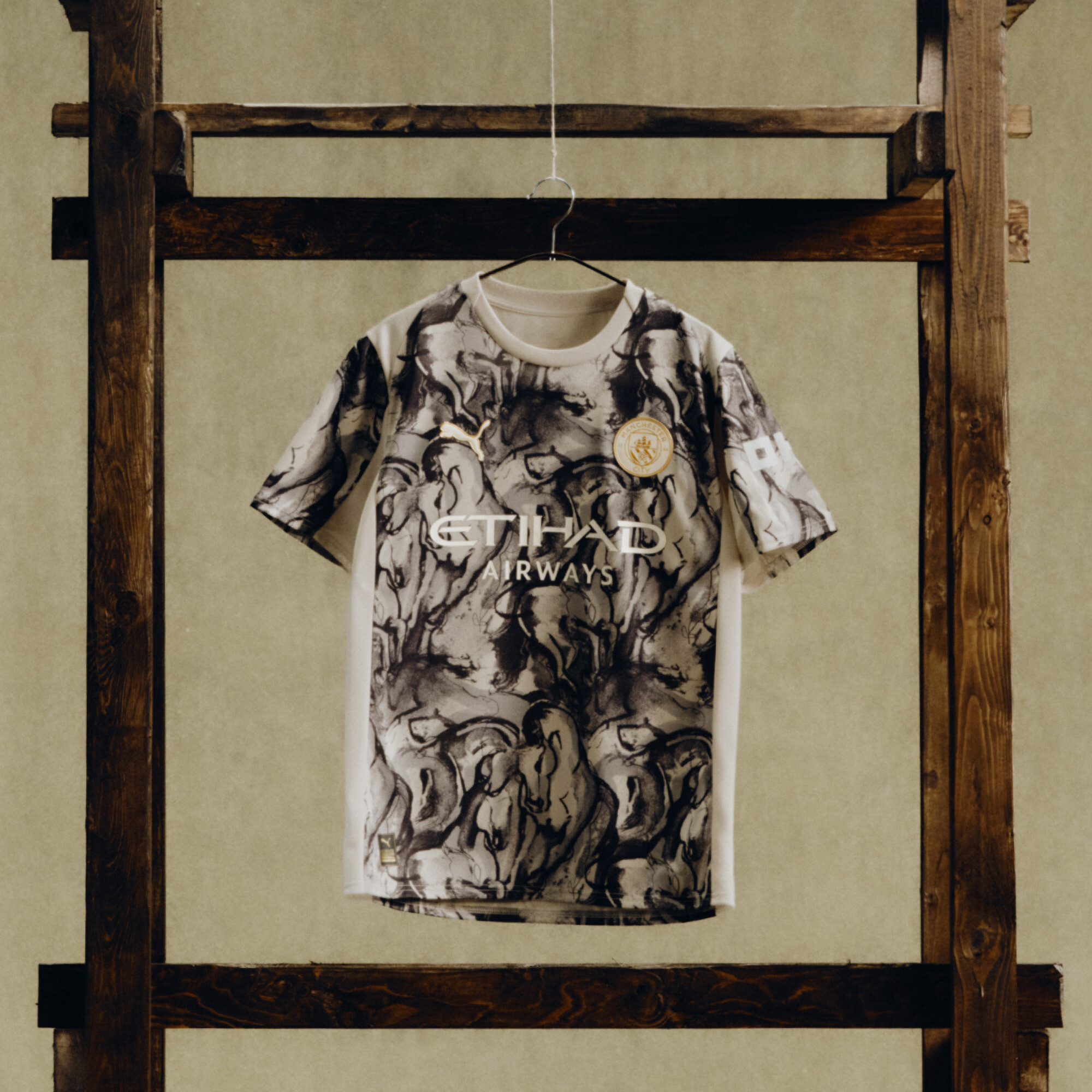 PUMA Manchester City x Year of the Horse shirt, Grijs, Maat 9-10Y thumbnail 2