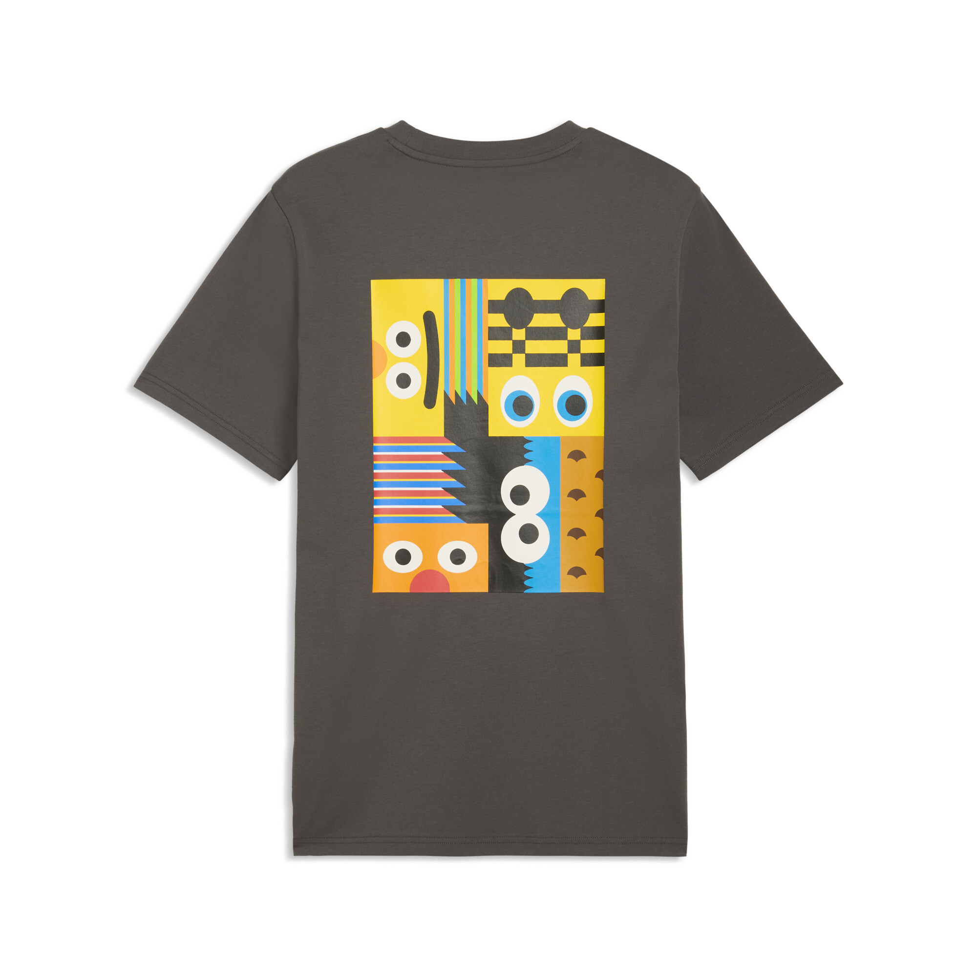 PUMA Borussia Dortmund x Sesamstraat T-shirt voor Heren, Grijs/Geel, Maat XXL thumbnail 2