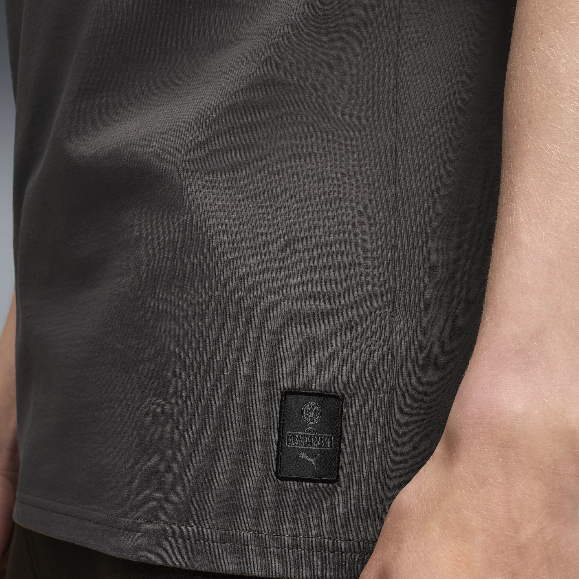 PUMA Borussia Dortmund x Sesamstraat T-shirt voor Heren, Grijs/Geel, Maat XXL thumbnail 4