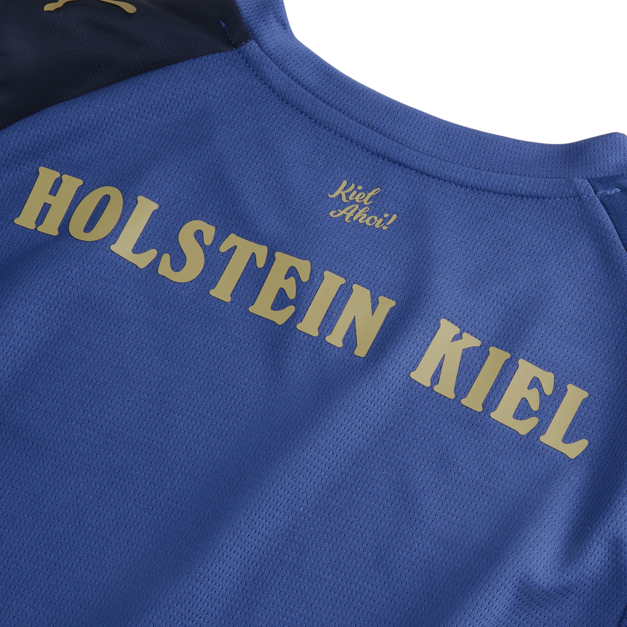 PUMA Holstein Kiel 25/26 thuisshirt, Blauw/Goud, Maat 13-14Y thumbnail 2