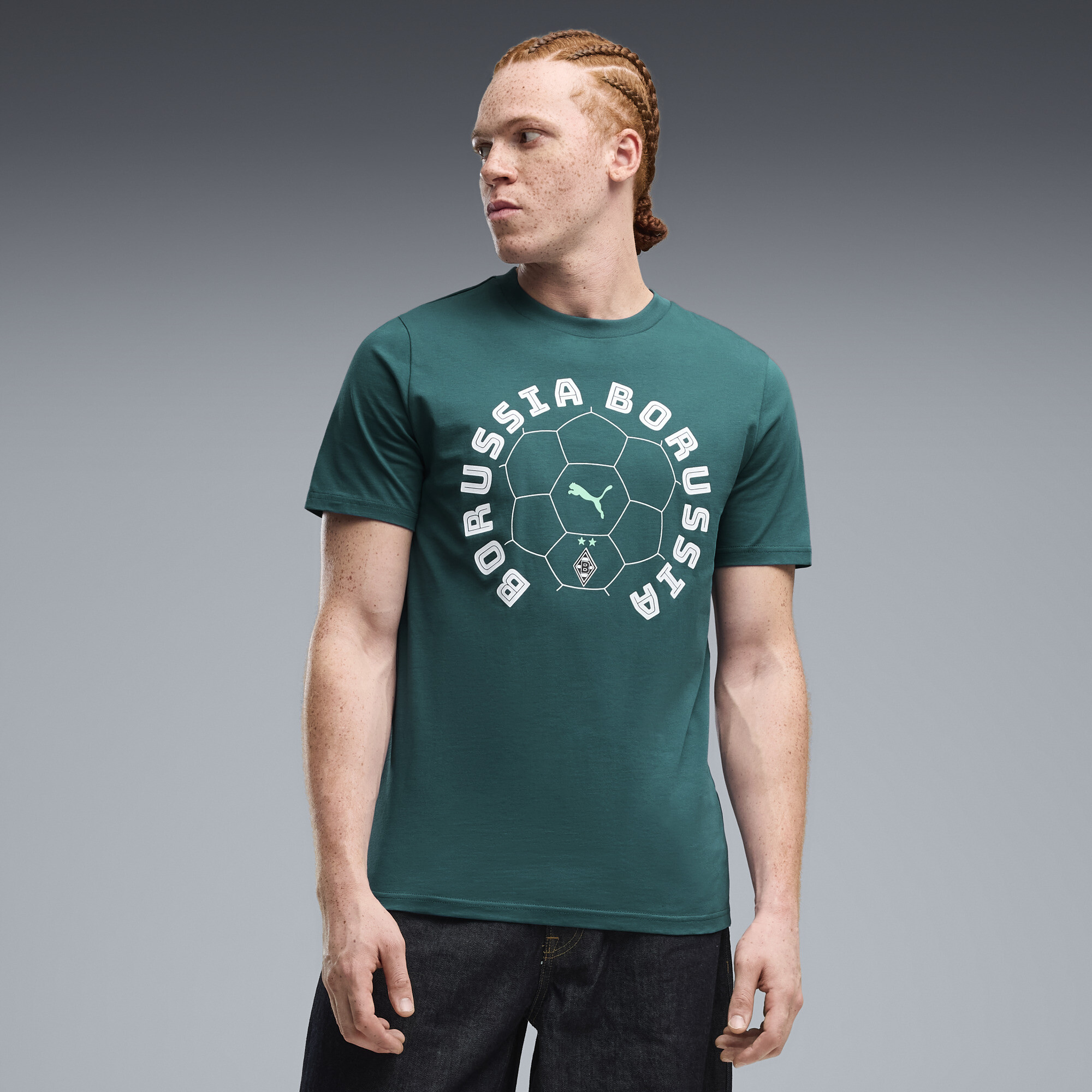 PUMA T-shirt Borussia Mnchengladbach ftblCulture Homme Vtements Vert M 30 €