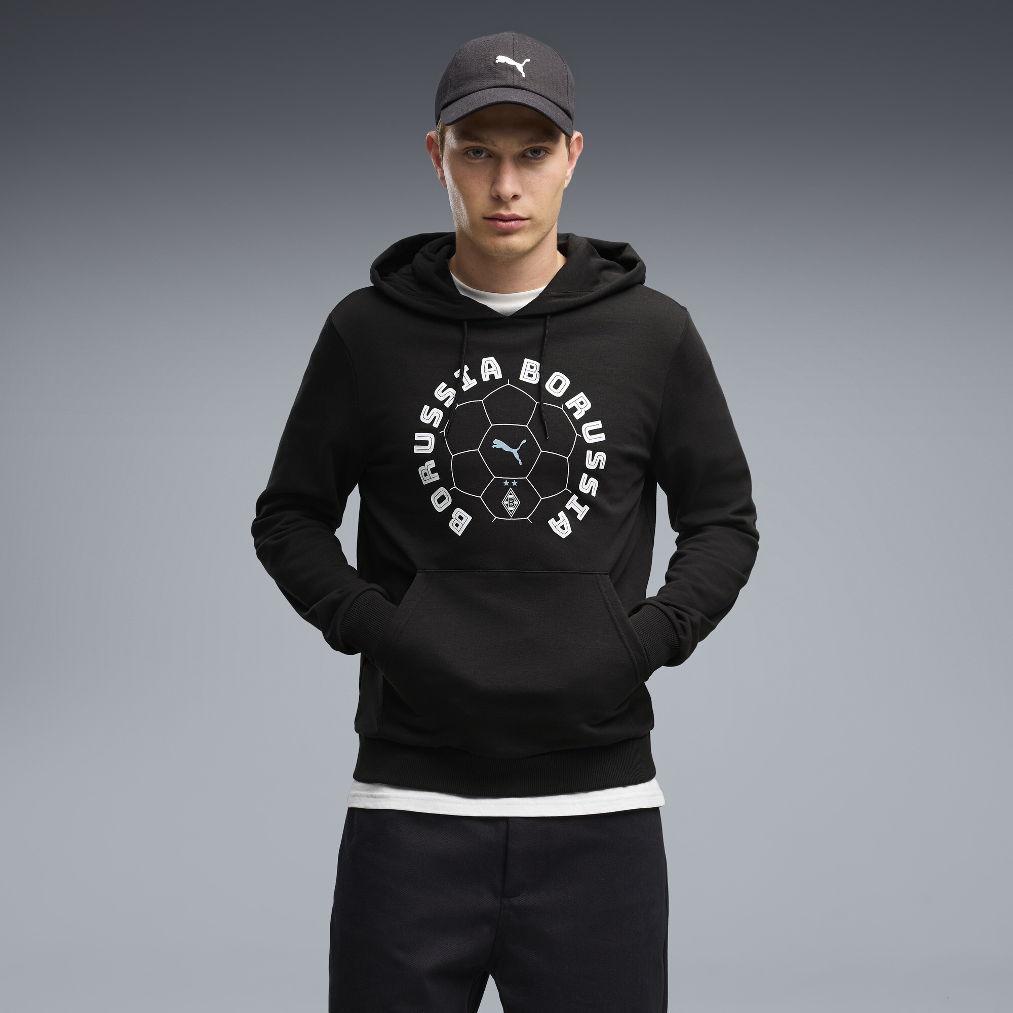 PUMA Sweat capuche Borussia Mnchengladbach ftblCulture Homme Accessoires Noir L 65 €