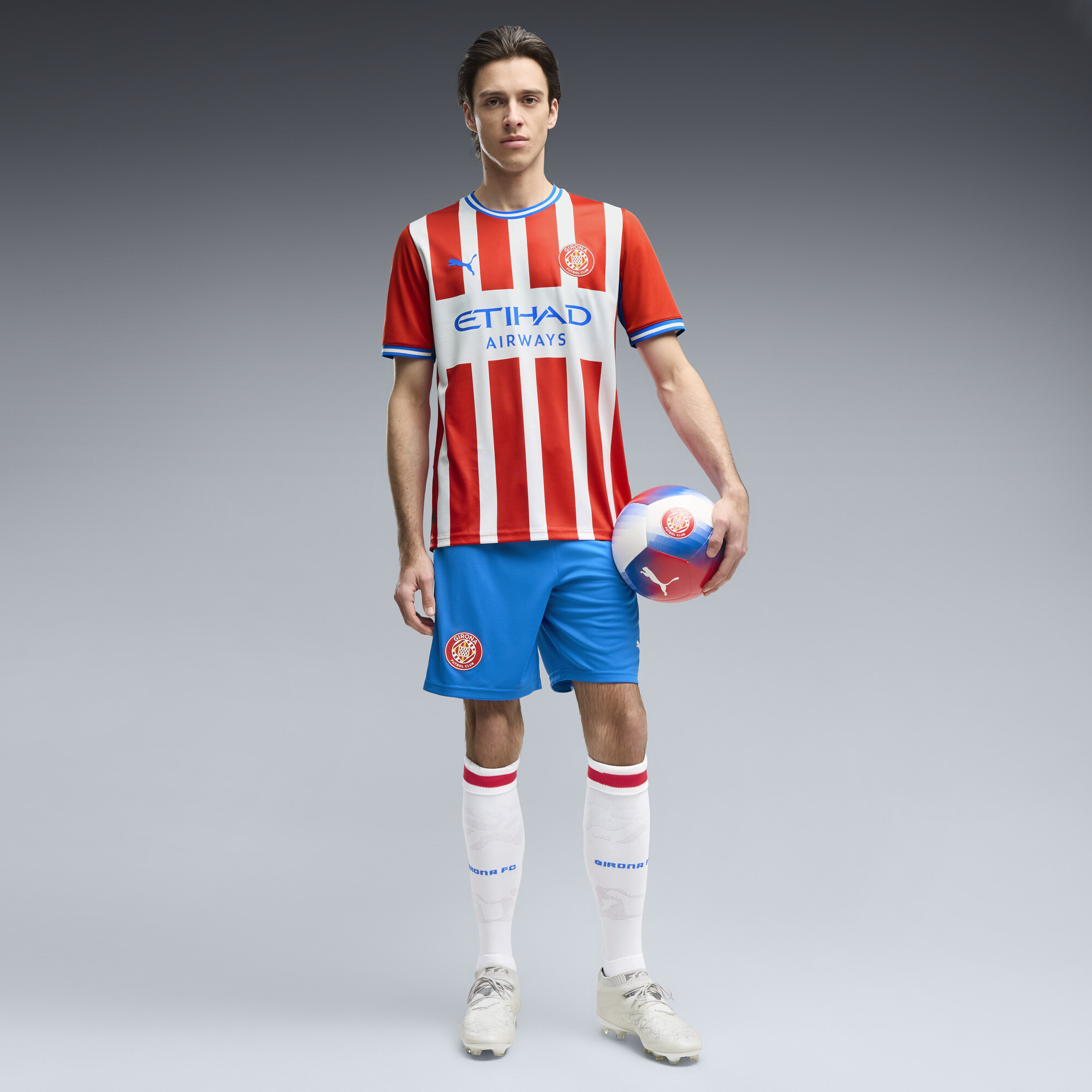 PUMA Short 2627 Girona FC Homme Vtements Bleu XXL 45 €