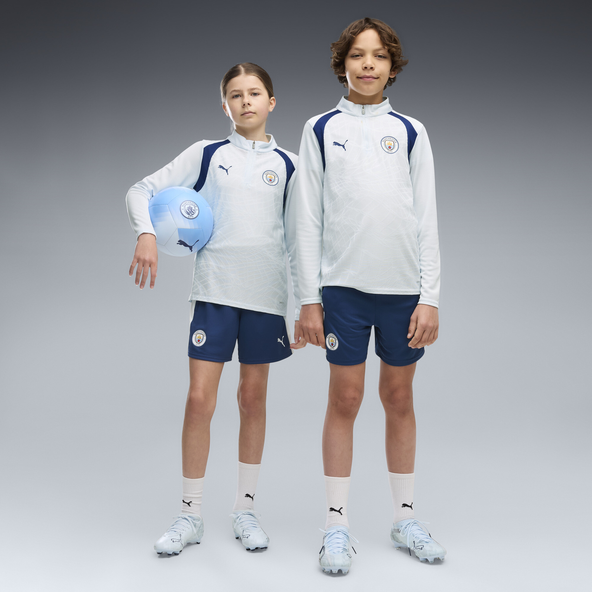 PUMA Short dentranement Manchester City Enfant et Adolescent Vtements Bleu 11-12Y 40 €