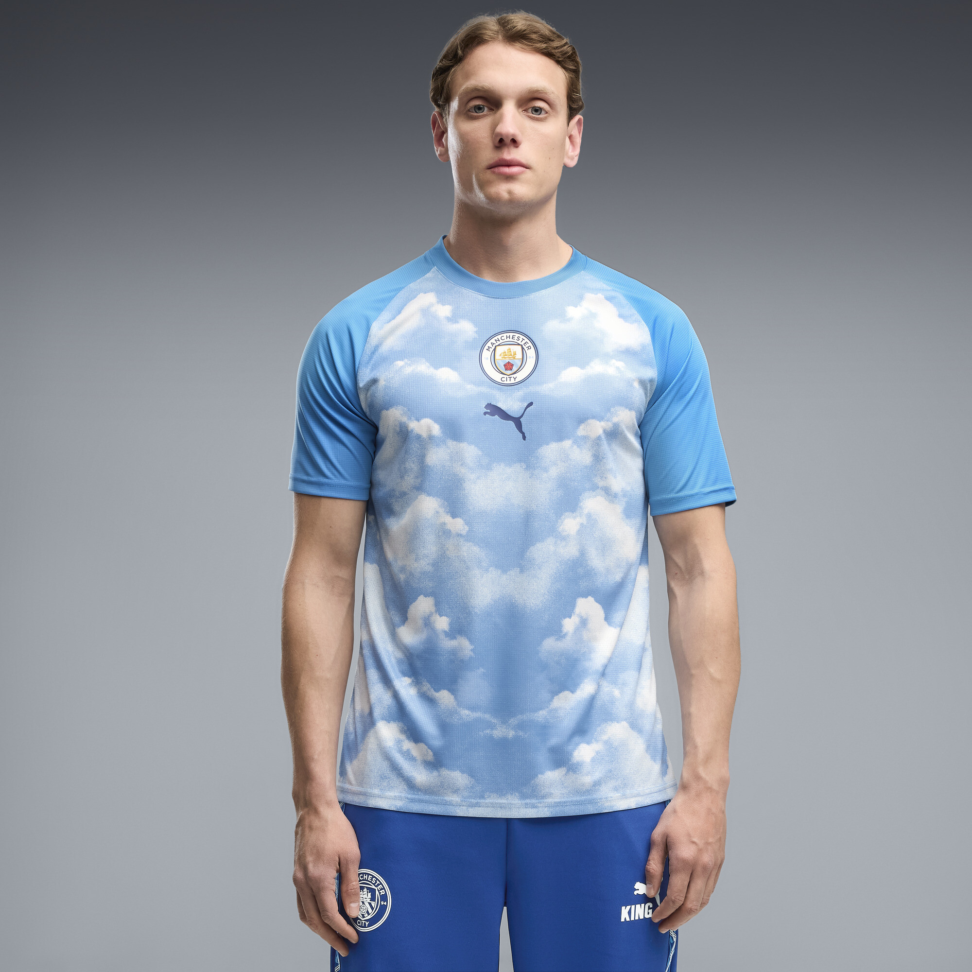 PUMA Adult Manchester City 2026 Away Prematch Jersey, Men's, XL, Black