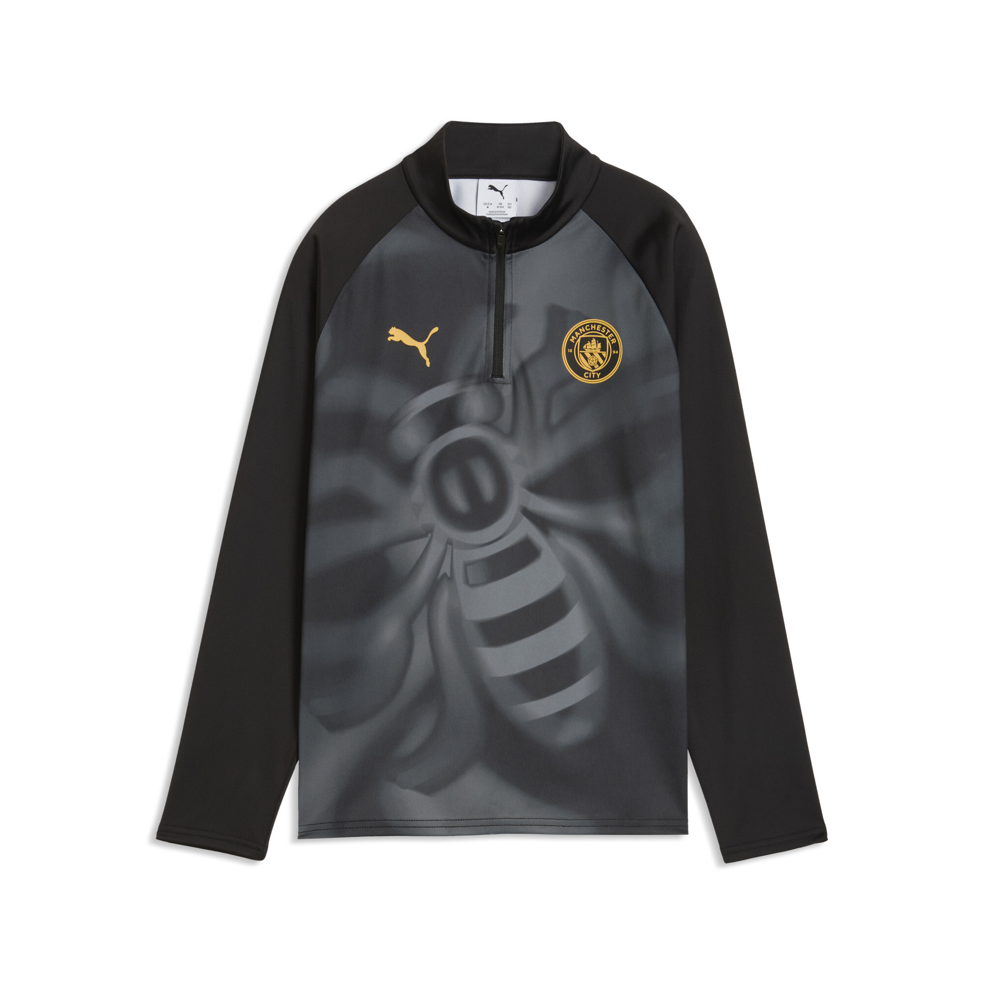 PUMA Haut dchauffement col zipp Manchester City Enfant et Adolescent Accessoires Noir 13-14Y 75$
