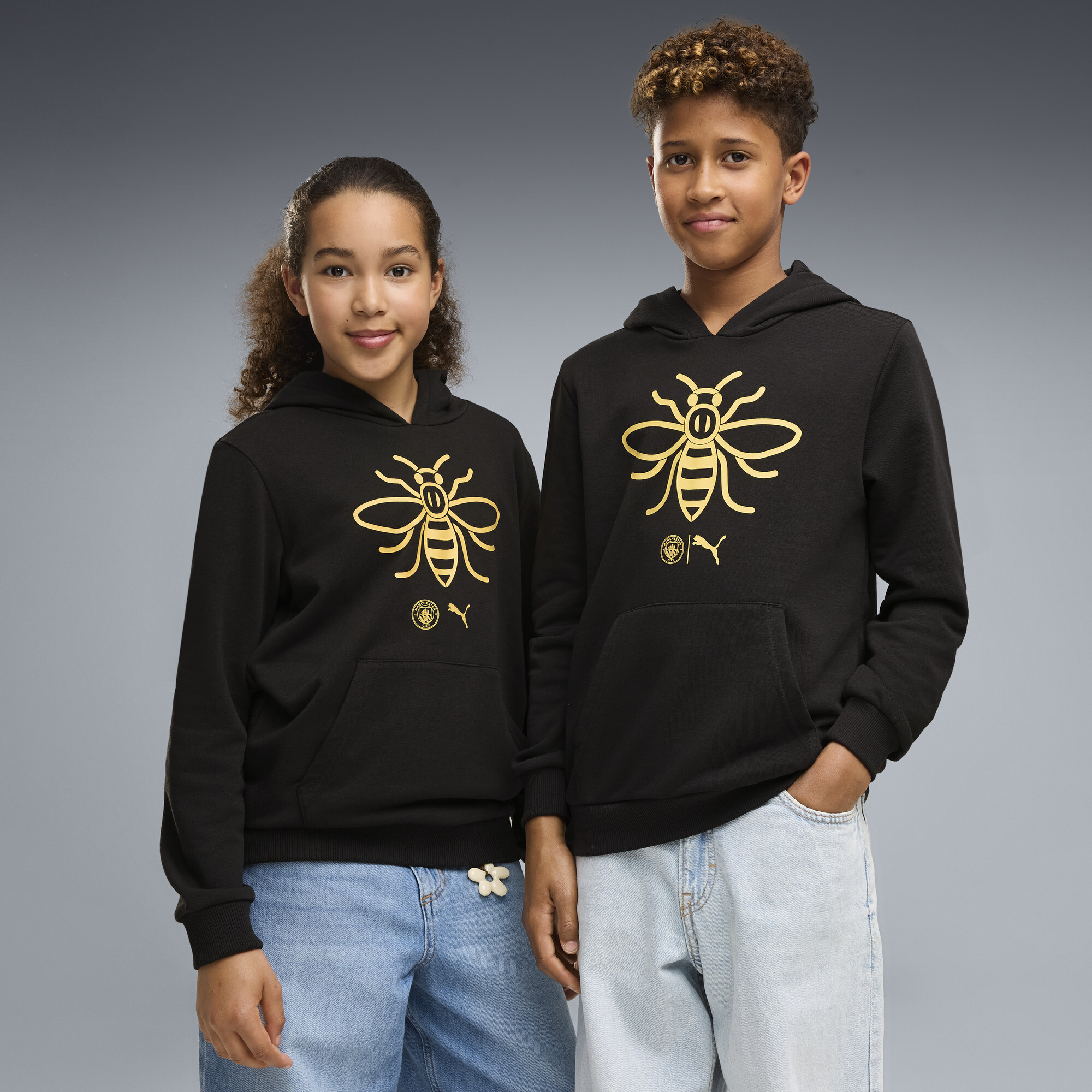 PUMA Hoodie ftblCulture Manchester City Enfant et Adolescent Vtements Noir 5-6Y 55$