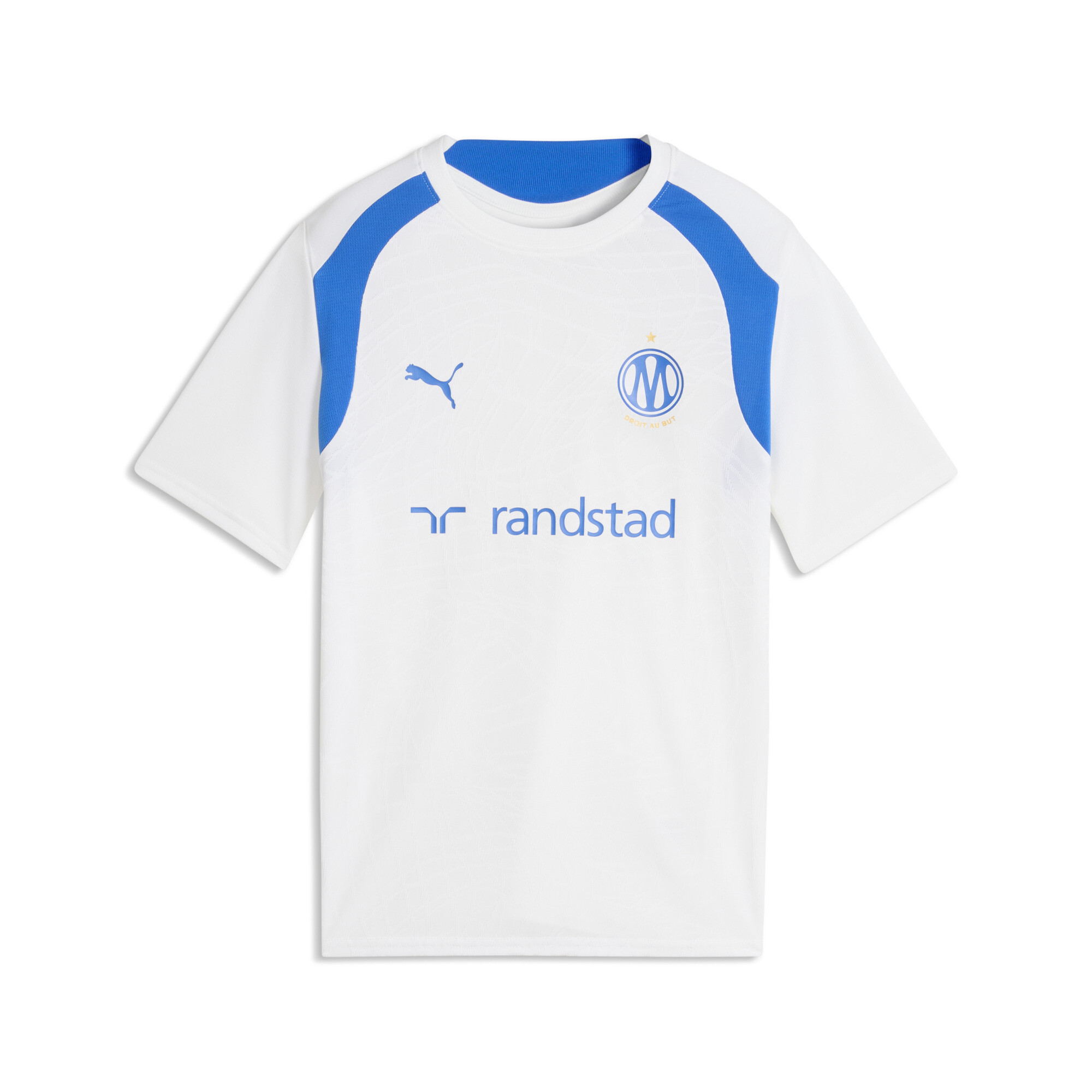 PUMA Olympique de Marseille Trainingstrikot Teenager, Kleidung, Weiß, 13-14Y