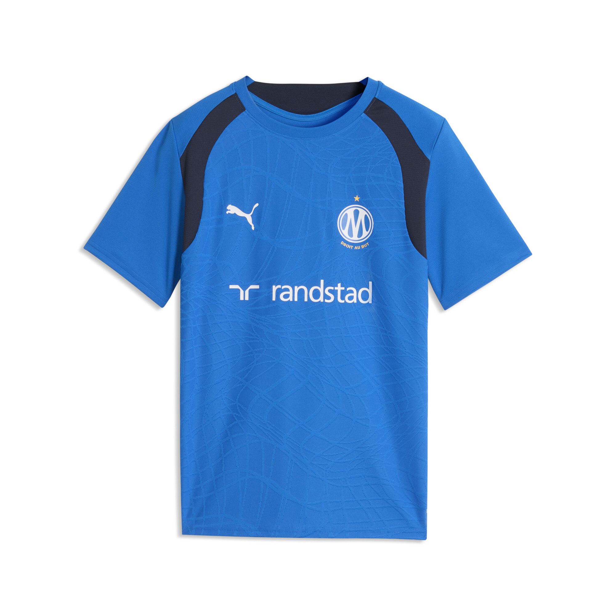 PUMA Olympique de Marseille Trainingstrikot Teenager, Kleidung, Blau, 13-14Y