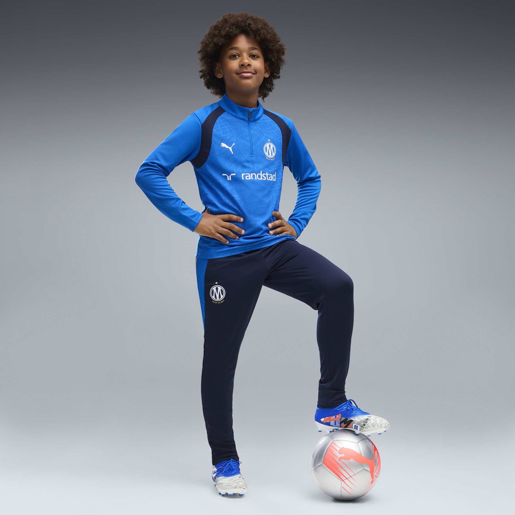 PUMA Pantalon d’entraînement Olympique de Marseille Enfant et Adolescent Vêtements 7 8Y