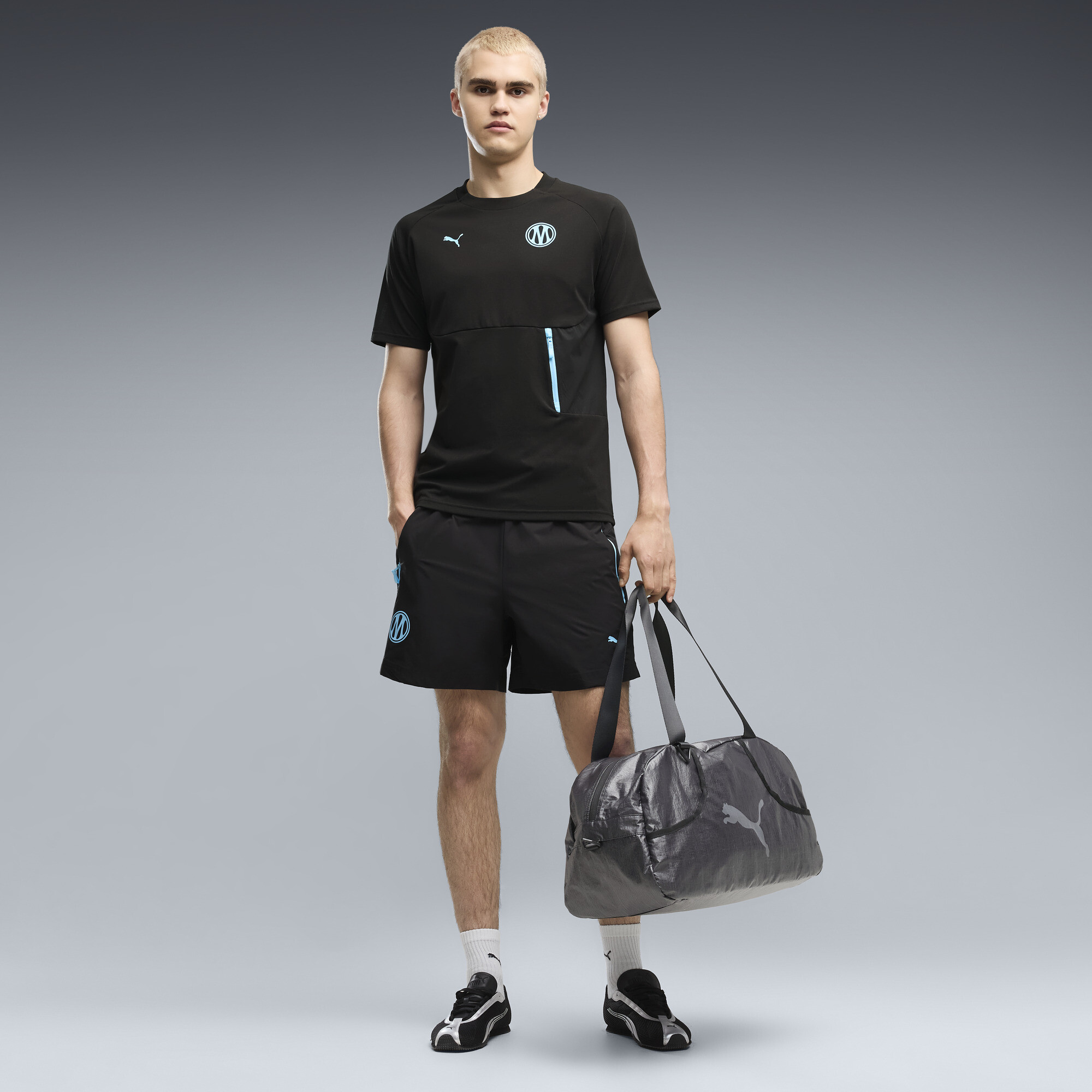 Short tissé décontracté PUMATECH Olympique de Marseille Homme Vêtements