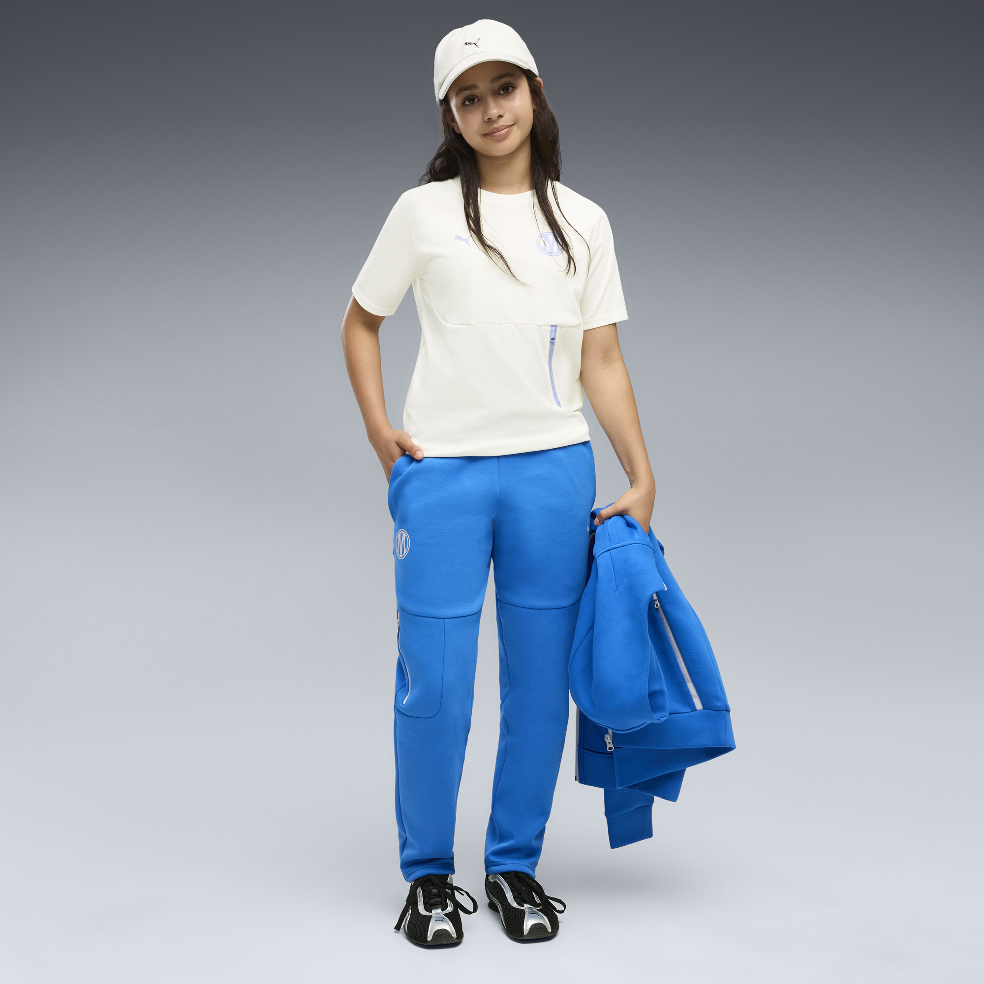 Pantalon de survêtement PUMATECH Olympique de Marseille Enfant et Adolescent Accessoires 11 12Y