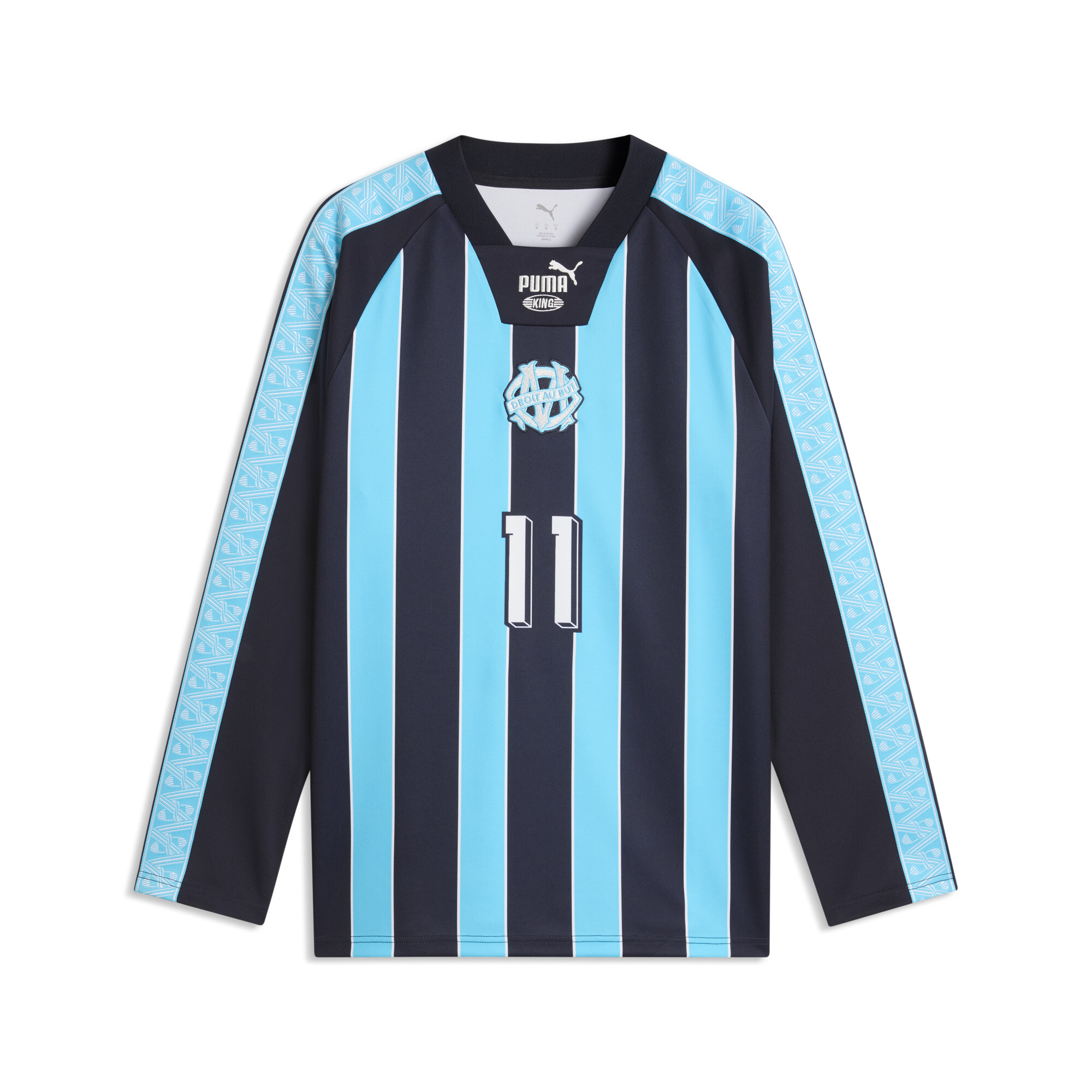 PUMA Olympique de Marseille KING relaxed shirt voor Heren, Blauw, Maat M
