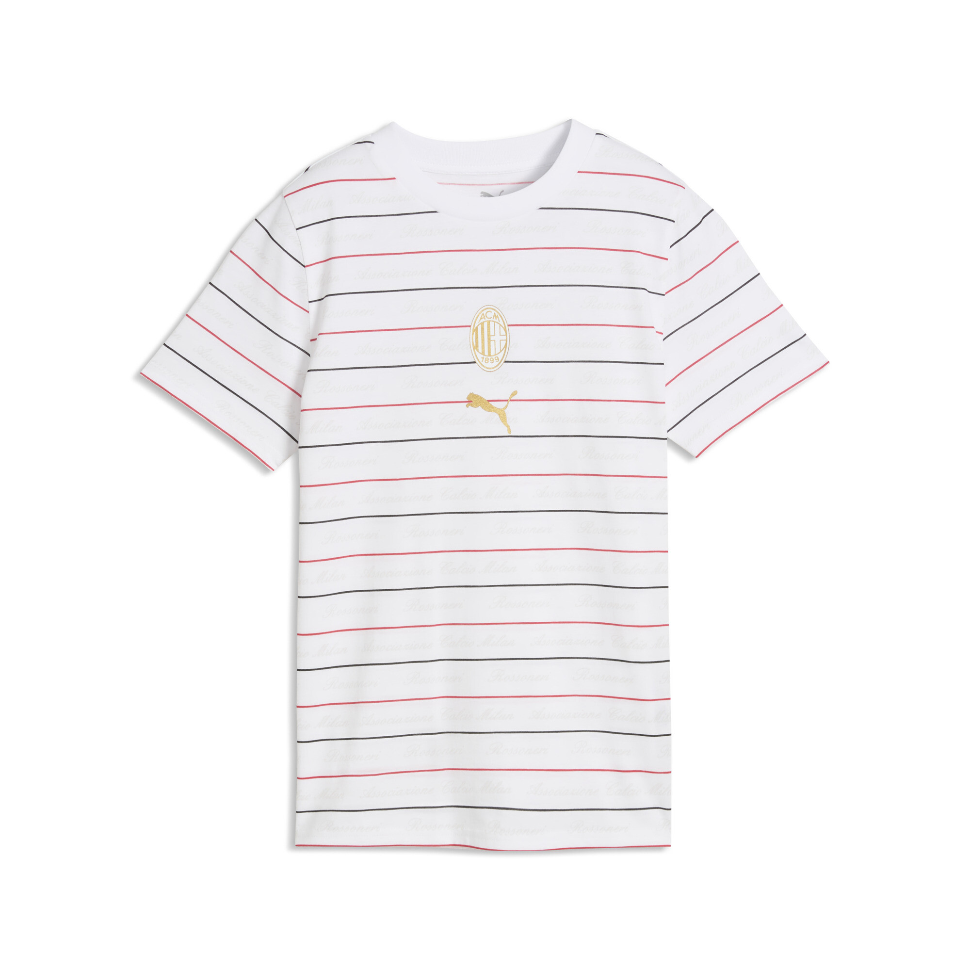 PUMA T-shirt motif ftblCulture AC Milan Enfant et Adolescent Accessoires Blanc 5-6Y 30 €