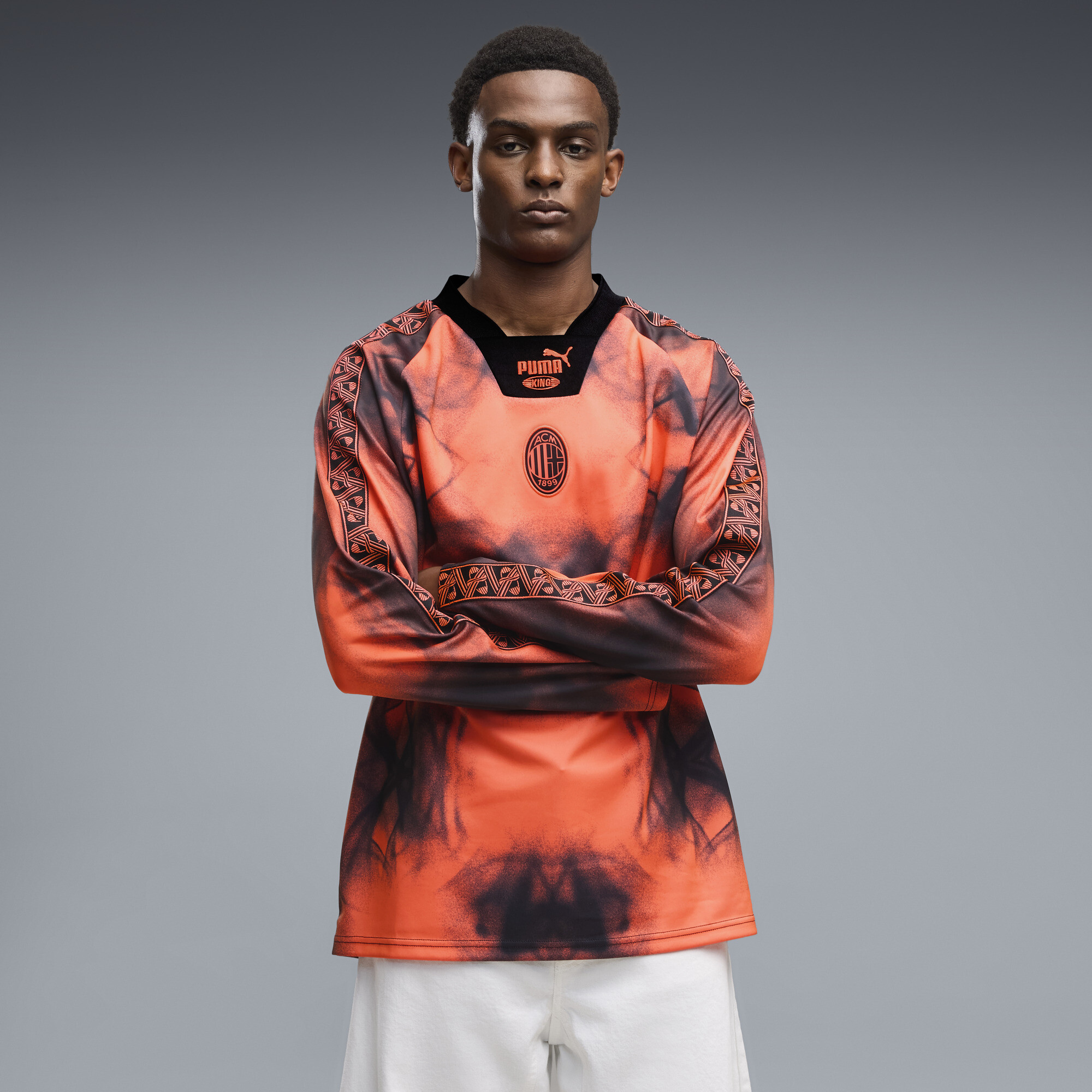 Camiseta manga larga AC Milan KING para hombre