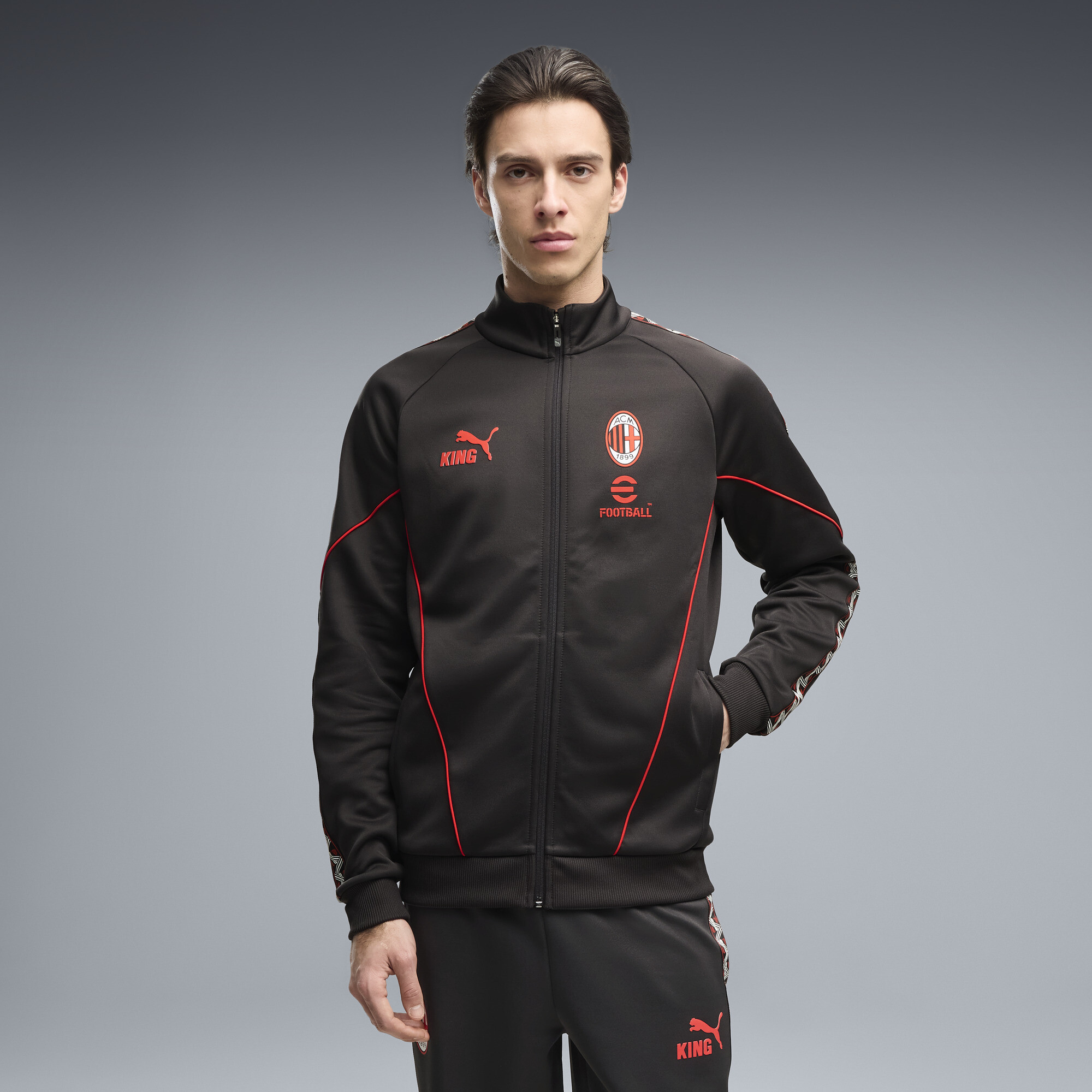 AC Milan KING Anthem Jacket Men | gray | PUMA South Africa