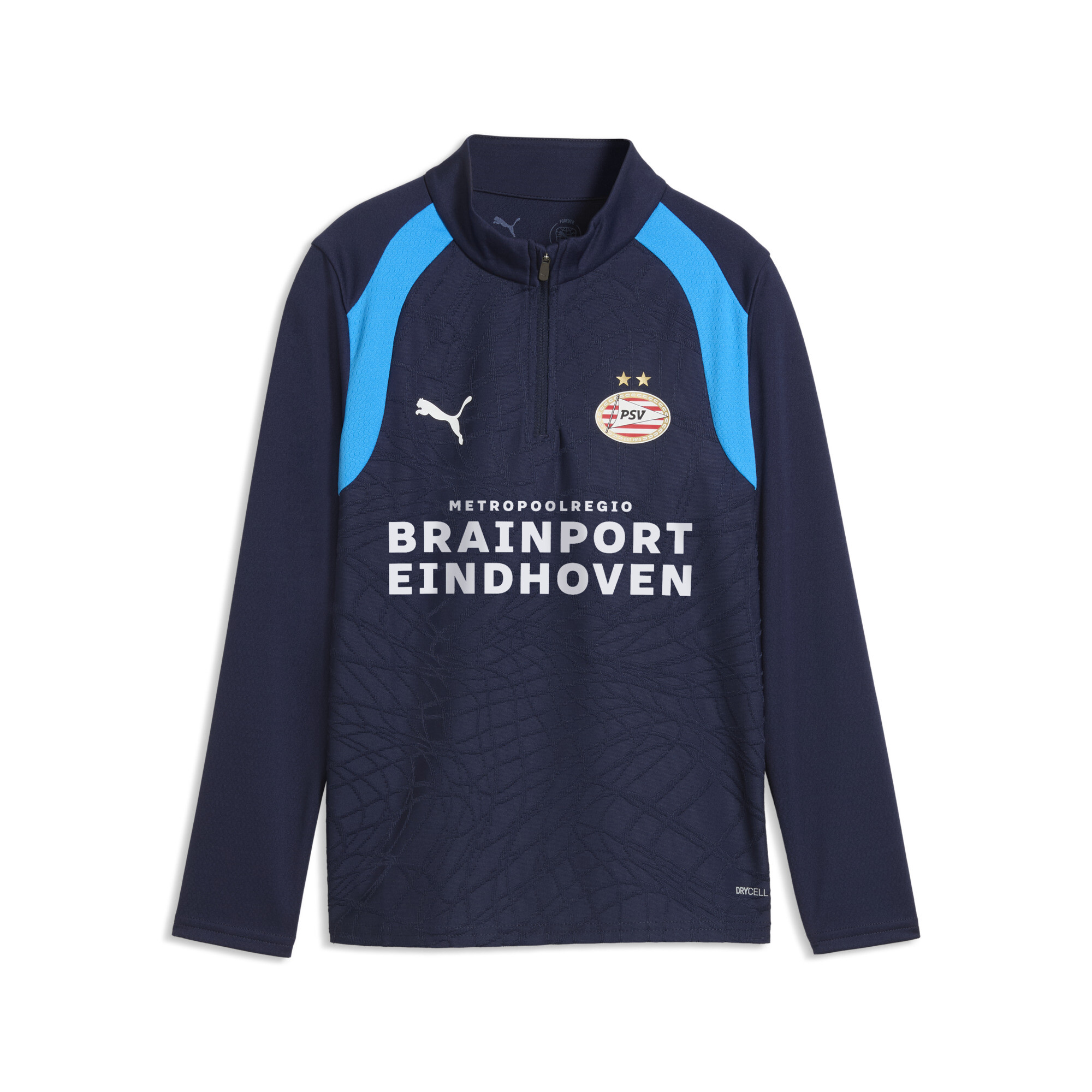 PUMA PSV Eindhoven Trainingstop mit Reißverschluss bis zum Hals Teenager, Accessoires, Blau, 13-14Y