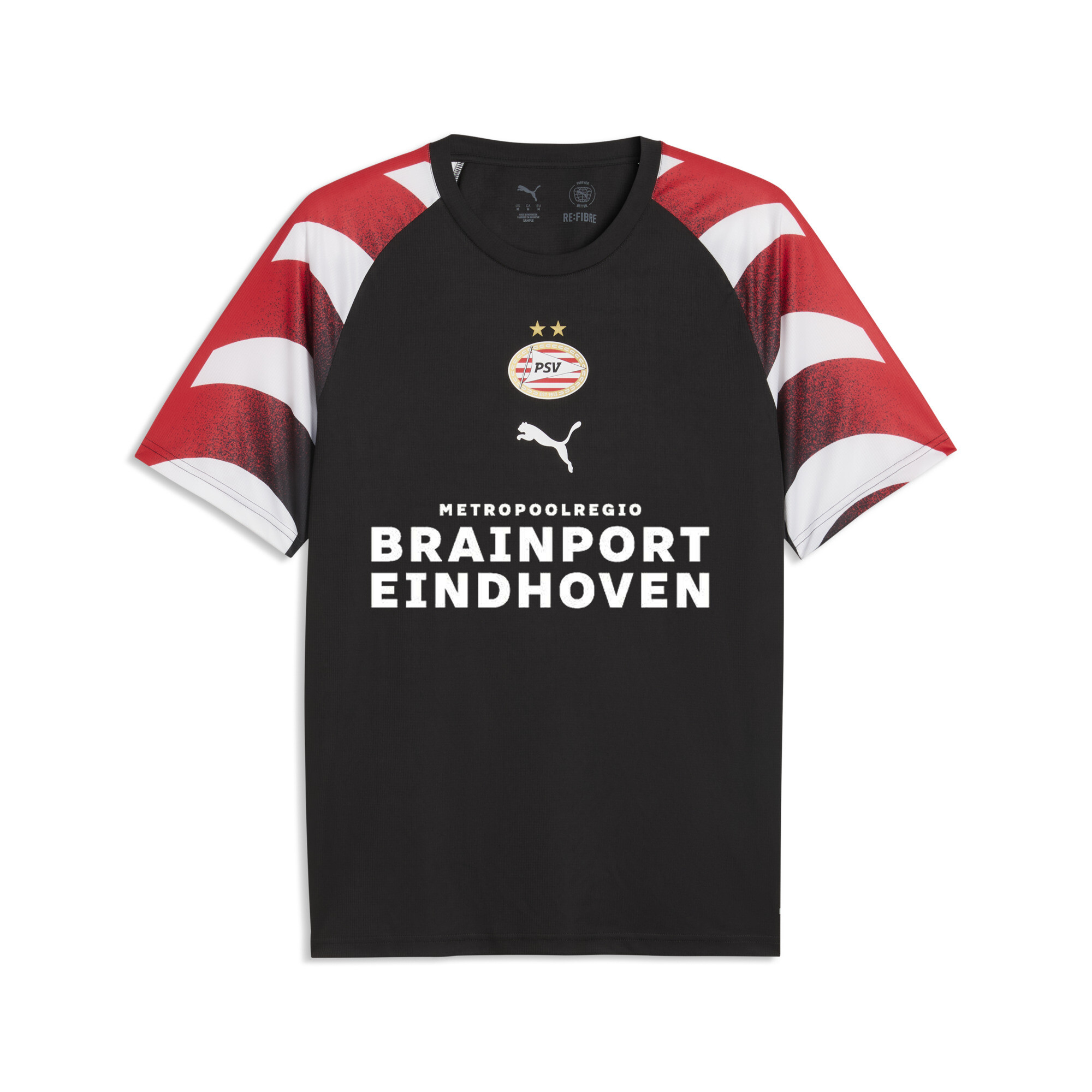 PUMA PSV Eindhoven Aufwärmtrikot Herren, Accessoires, Schwarz, XXL