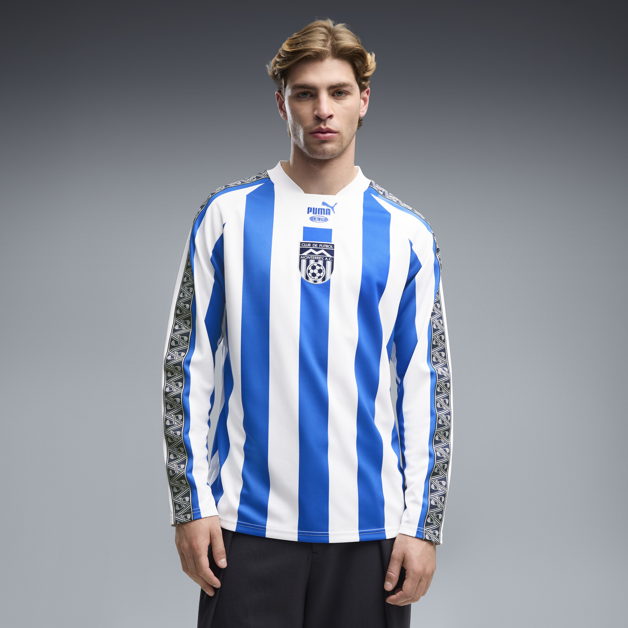 PUMA CF Monterrey KING Langarmtrikot Herren, Accessoires, Blau, XXL