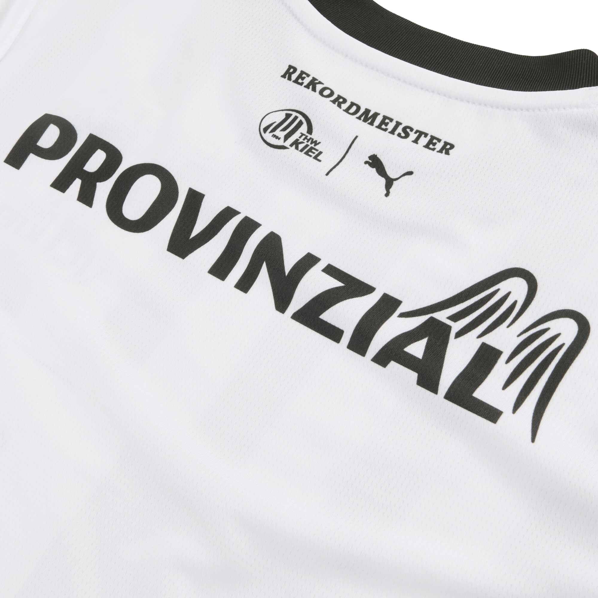 PUMA THW Kiel 25/26 thuisshirt, Zwart/Wit, Maat 4-5Y thumbnail 3