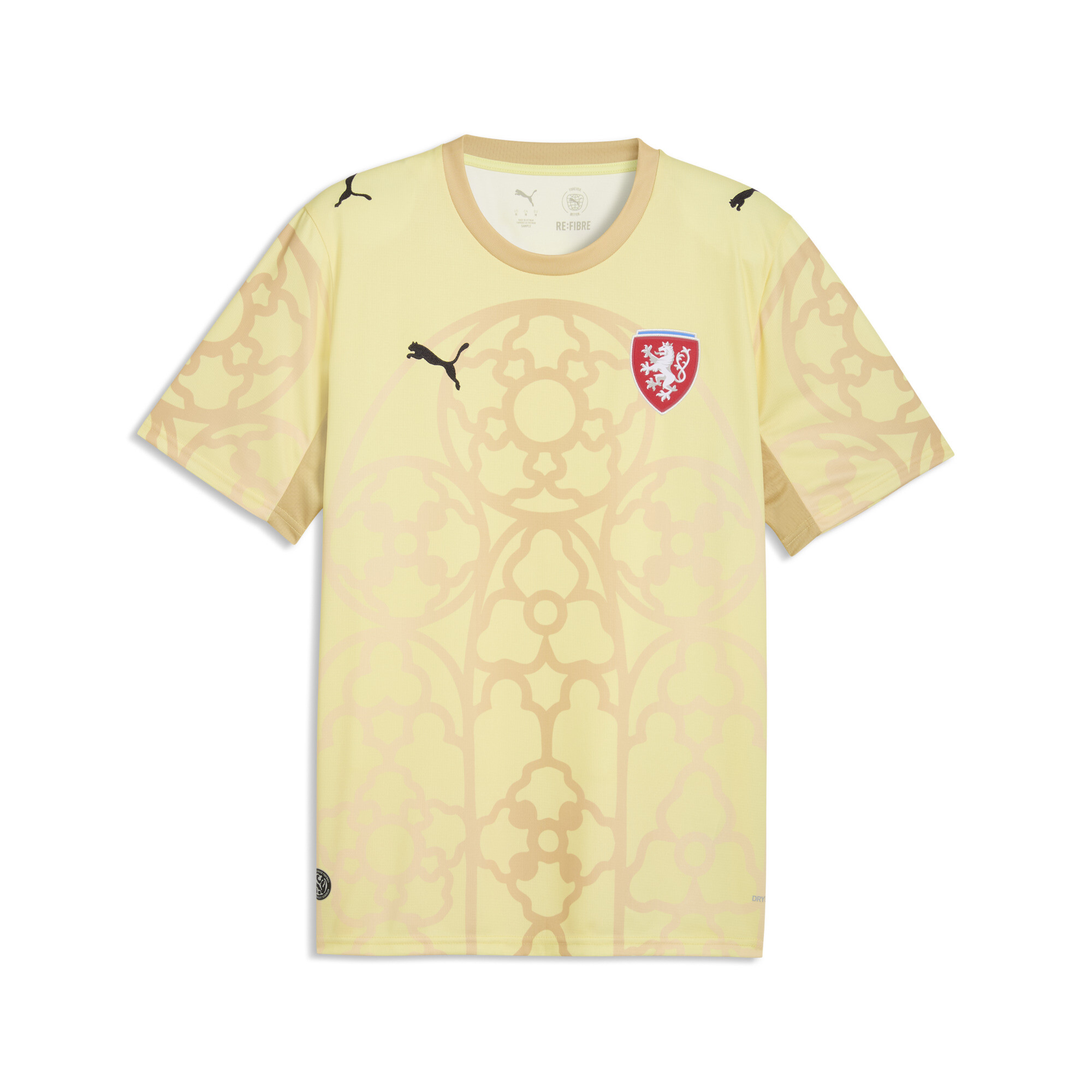 Maillot de gardien de but PUMA x RÉPUBLIQUE TCHÈQUE x SALEHE BEMBURY Homme Accessoires Jaune