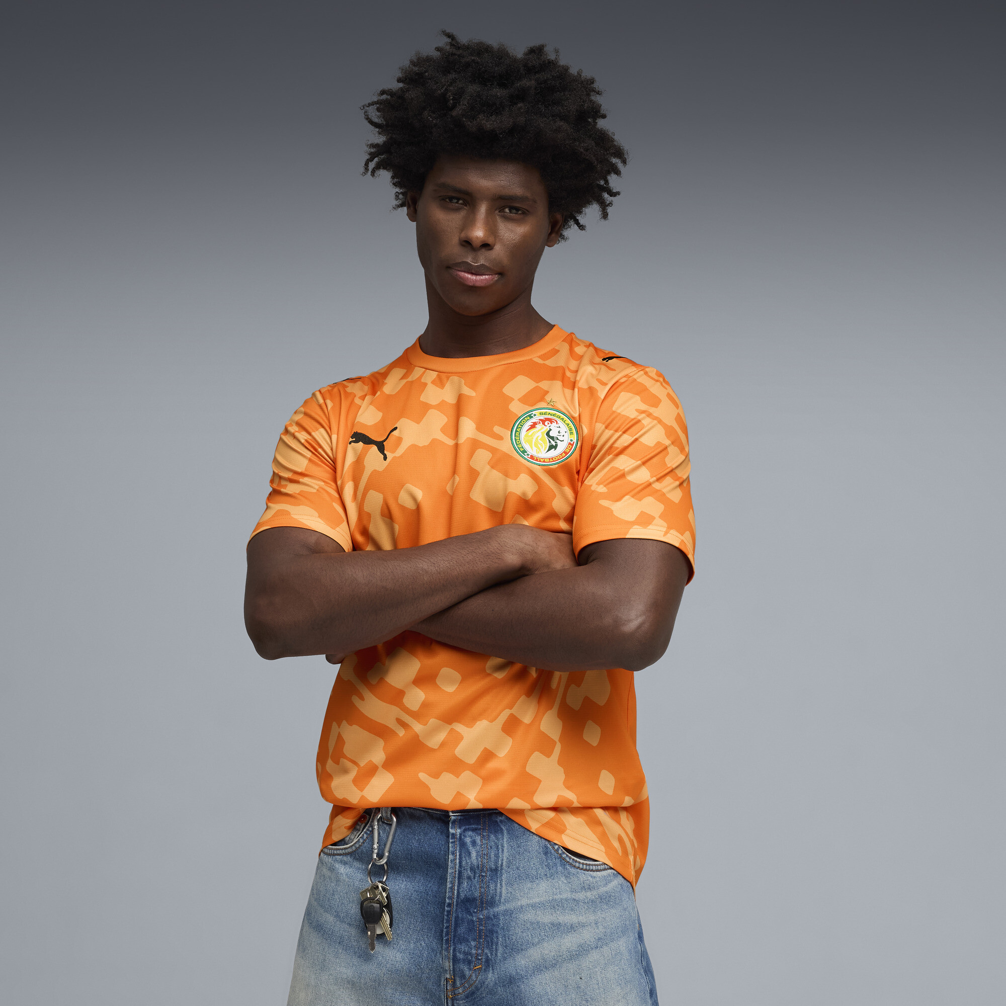 PUMA x SENEGAL x SALEHE BEMBURY Goalkeeper Jersey Men | orange