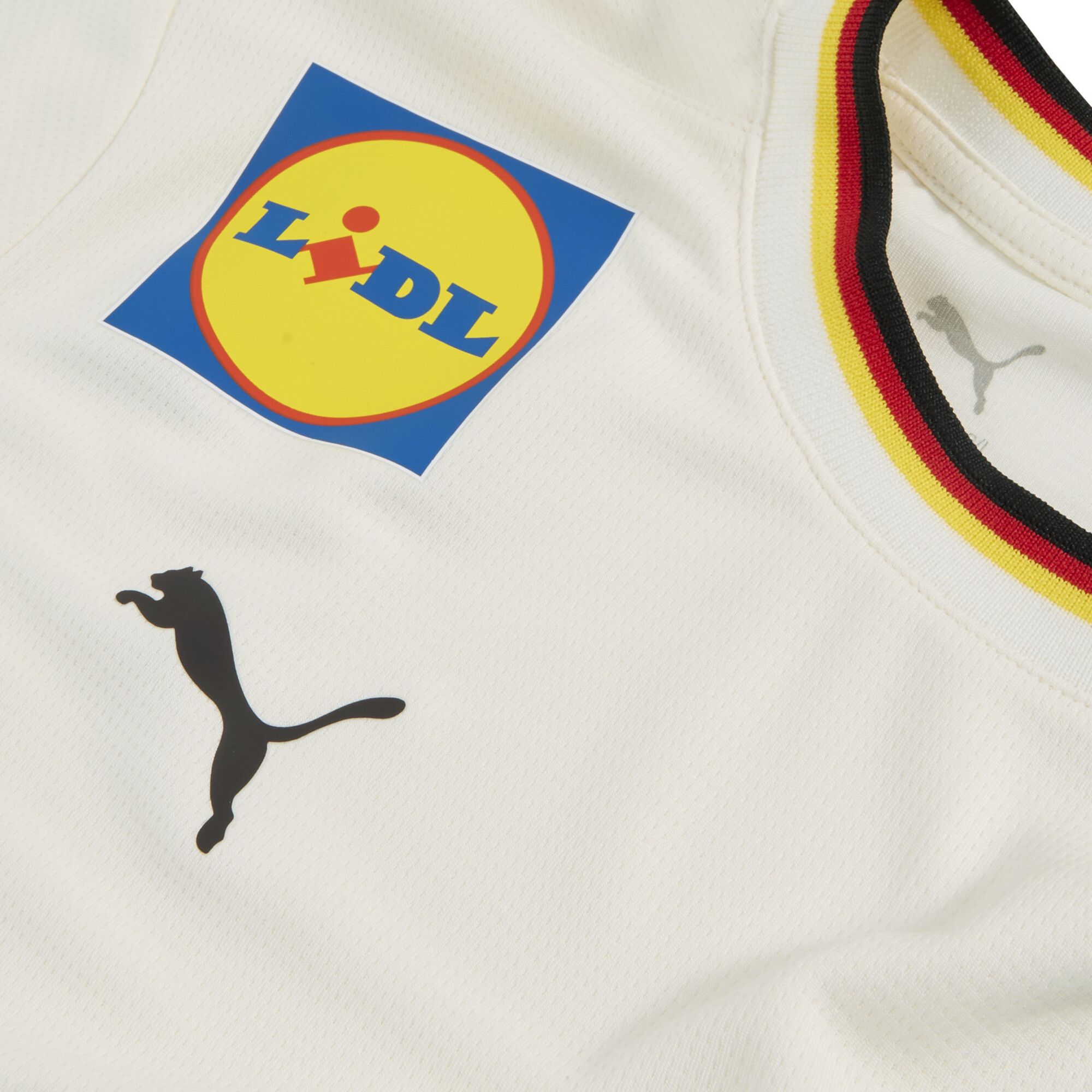 PUMA Duitsland Handbal thuisshirt, Grijs/Wit, Maat 5-6Y thumbnail 3