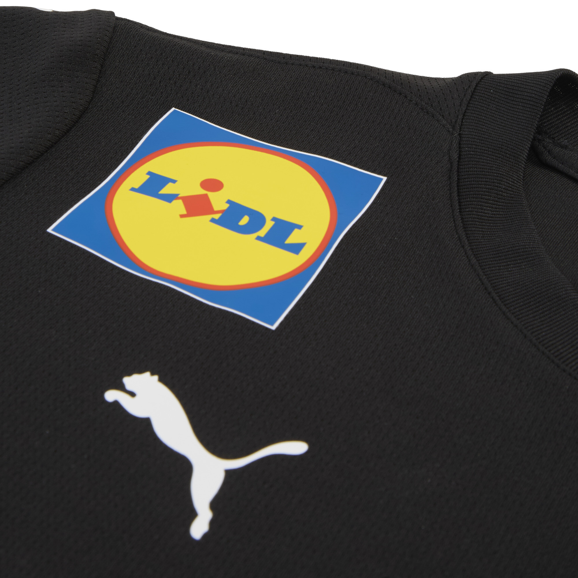 PUMA Duitse handbalbond uitshirt, Zwart, Maat 15-16Y thumbnail 3