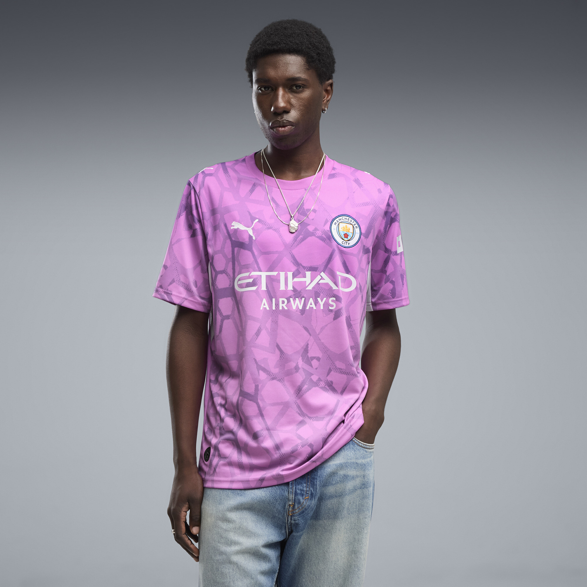 Manchester City Goalkeeper Jersey Men | pink | PUMA South Africa