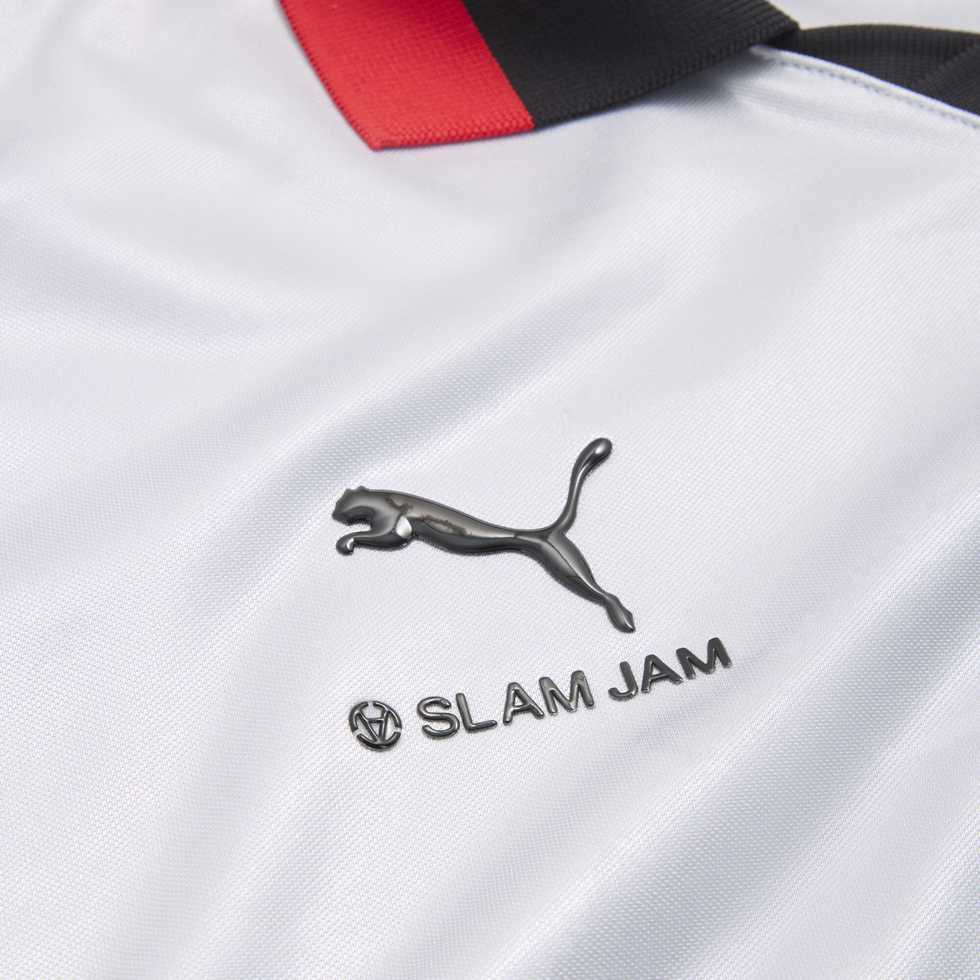 PUMA AC MILAN x SLAM JAM Limited Edition shirt met lange mouwen voor Heren, Zilver, Maat 3XL thumbnail 4