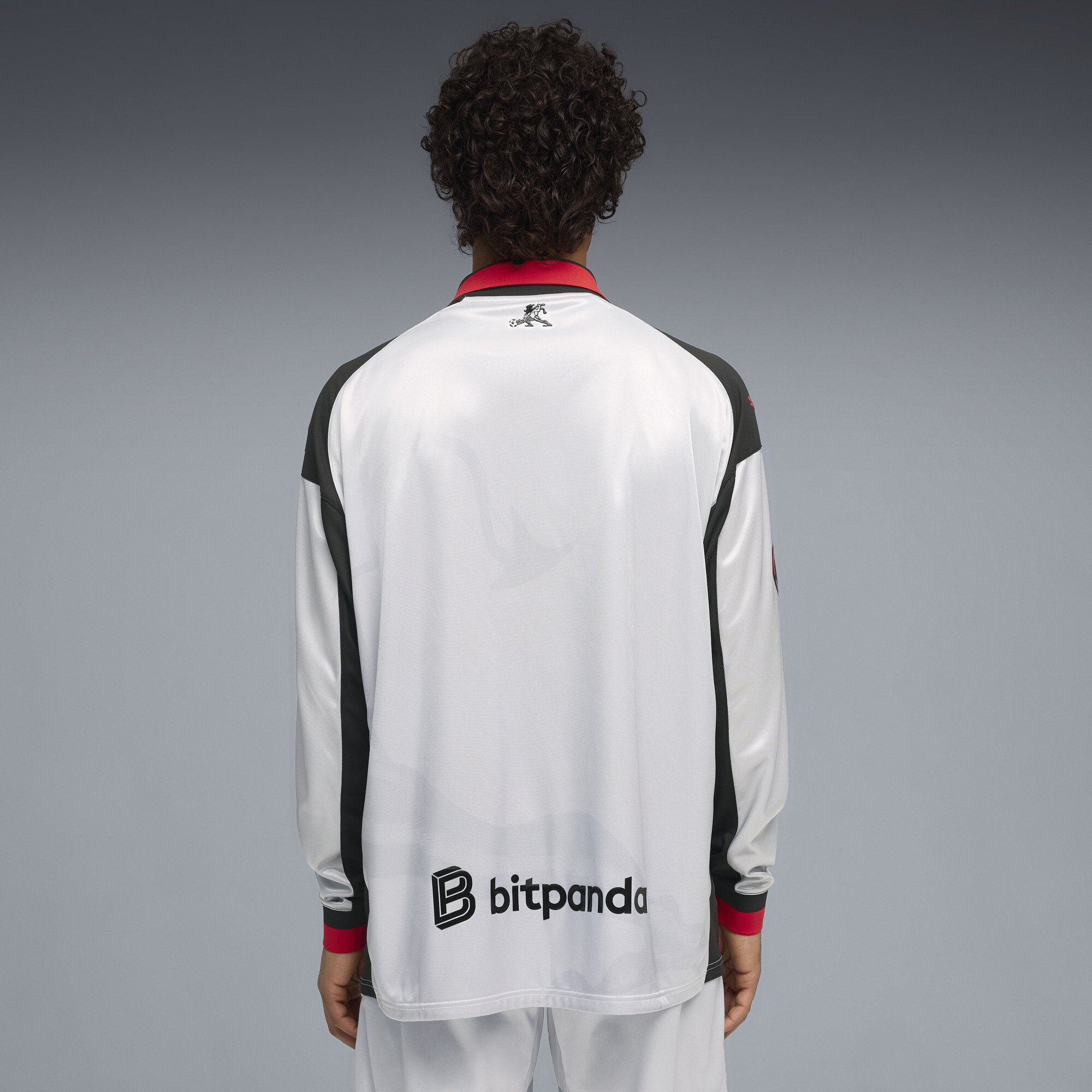 PUMA AC MILAN x SLAM JAM Limited Edition shirt met lange mouwen voor Heren, Zilver, Maat 3XL thumbnail 7