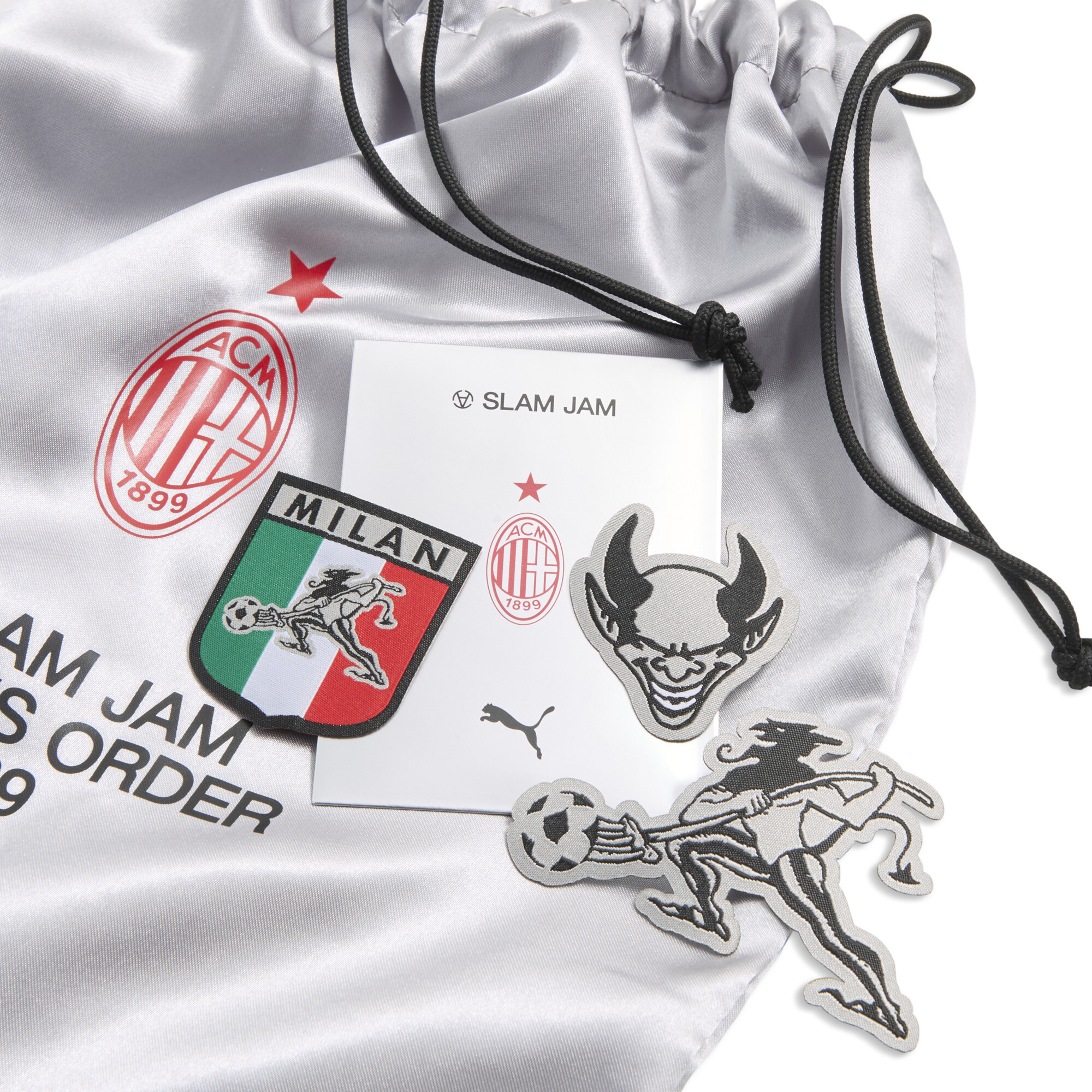 PUMA AC MILAN x SLAM JAM Limited Edition shirt met lange mouwen voor Heren, Rood, Maat XXL thumbnail 3