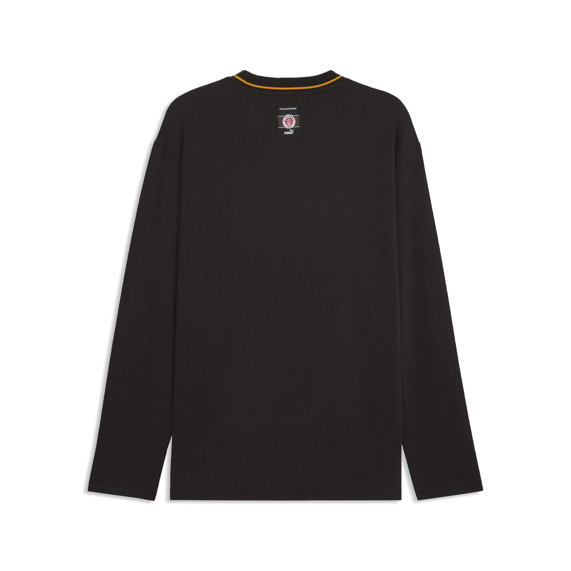 PUMA FC St. Pauli Retro T-shirt met lange mouwen voor Heren, Zwart/Wit, Maat XL thumbnail 2
