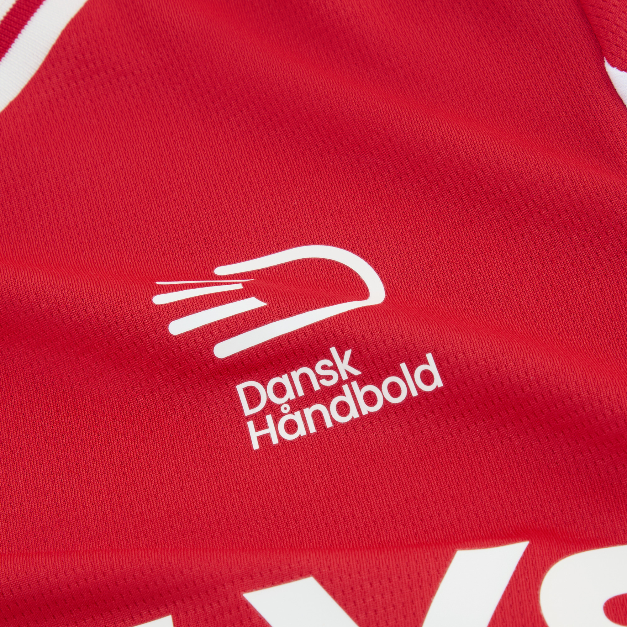 PUMA Deense handbalbond thuisshirt, Rood/Wit, Maat 5-6Y thumbnail 2