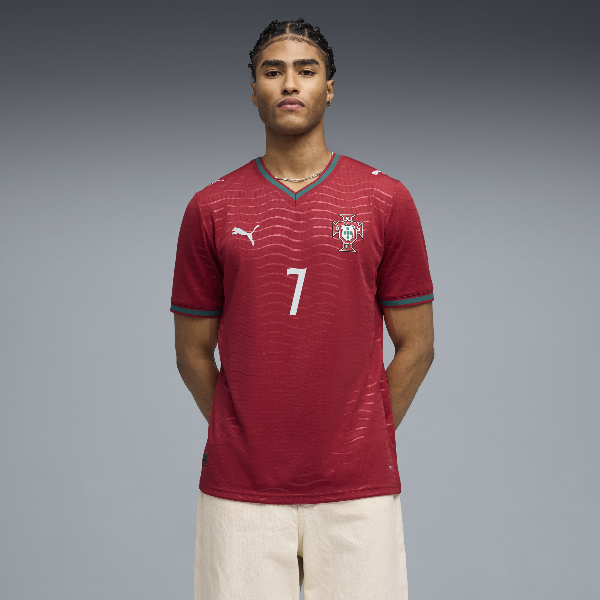 Camiseta Portugal 2026 Local Jugador para Hombre | Rojo | Puma