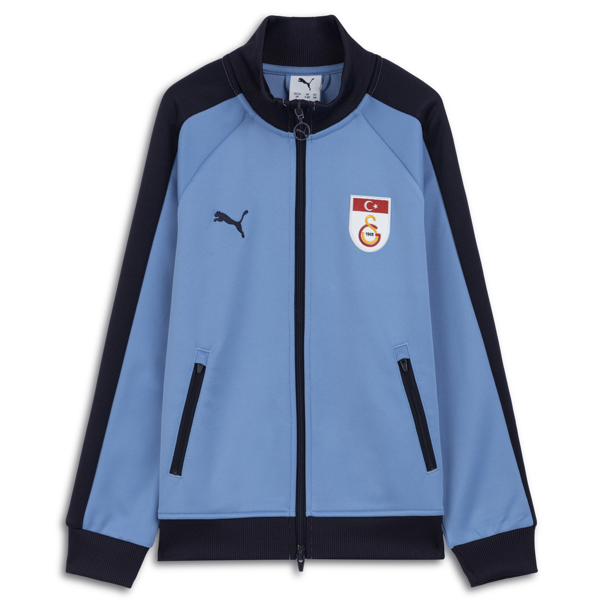 PUMA Galatasaray SK T7 trainingsjack, Blauw, Maat 13-14Y
